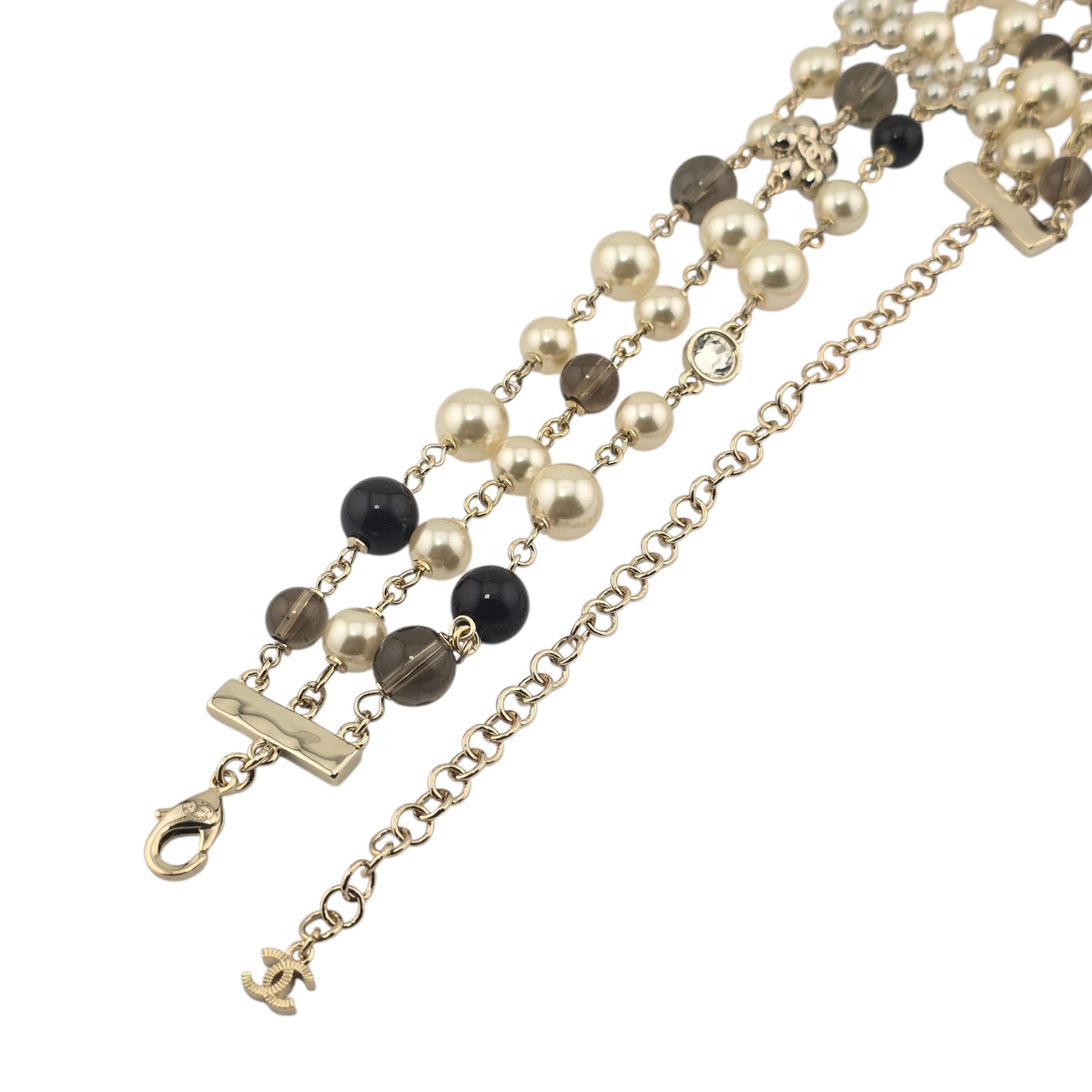 Chanel CC Sautoir Baroque Pearl Camellia Necklace 2024 CHANEL