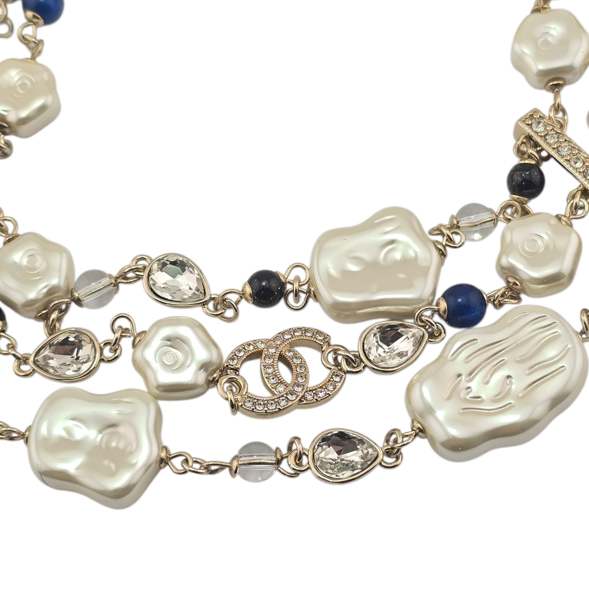 Chanel CC Sautoir Baroque Pearl Camellia Necklace 2025 CHANEL