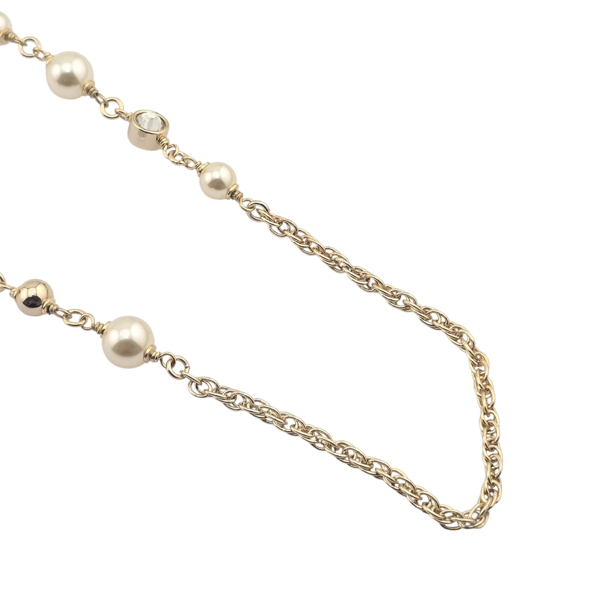 Chanel CC Long Necklace Black Gold Hearts 2024 CHANEL