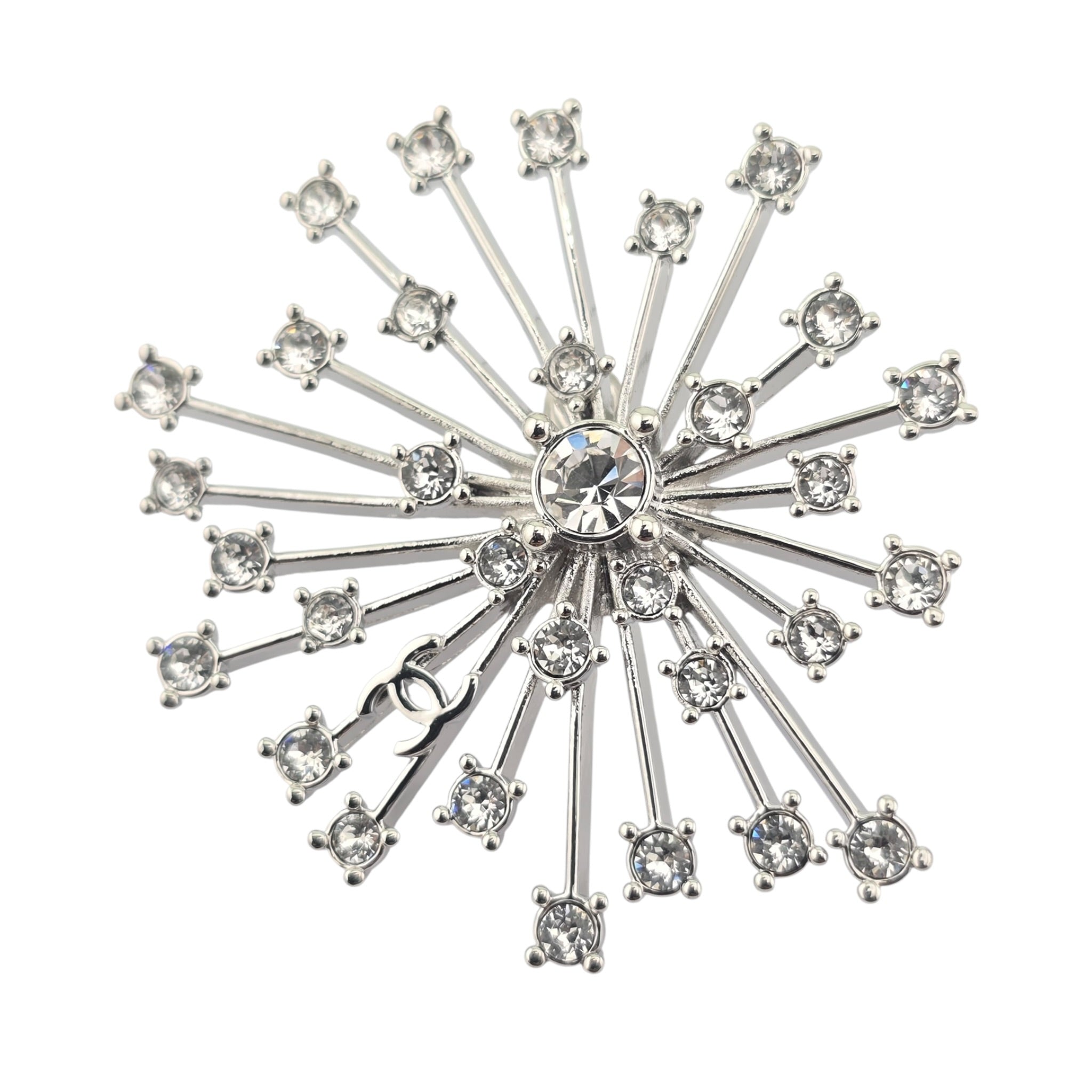 Chanel CC Stud Silver Earrings 2026 SS26 CHANEL