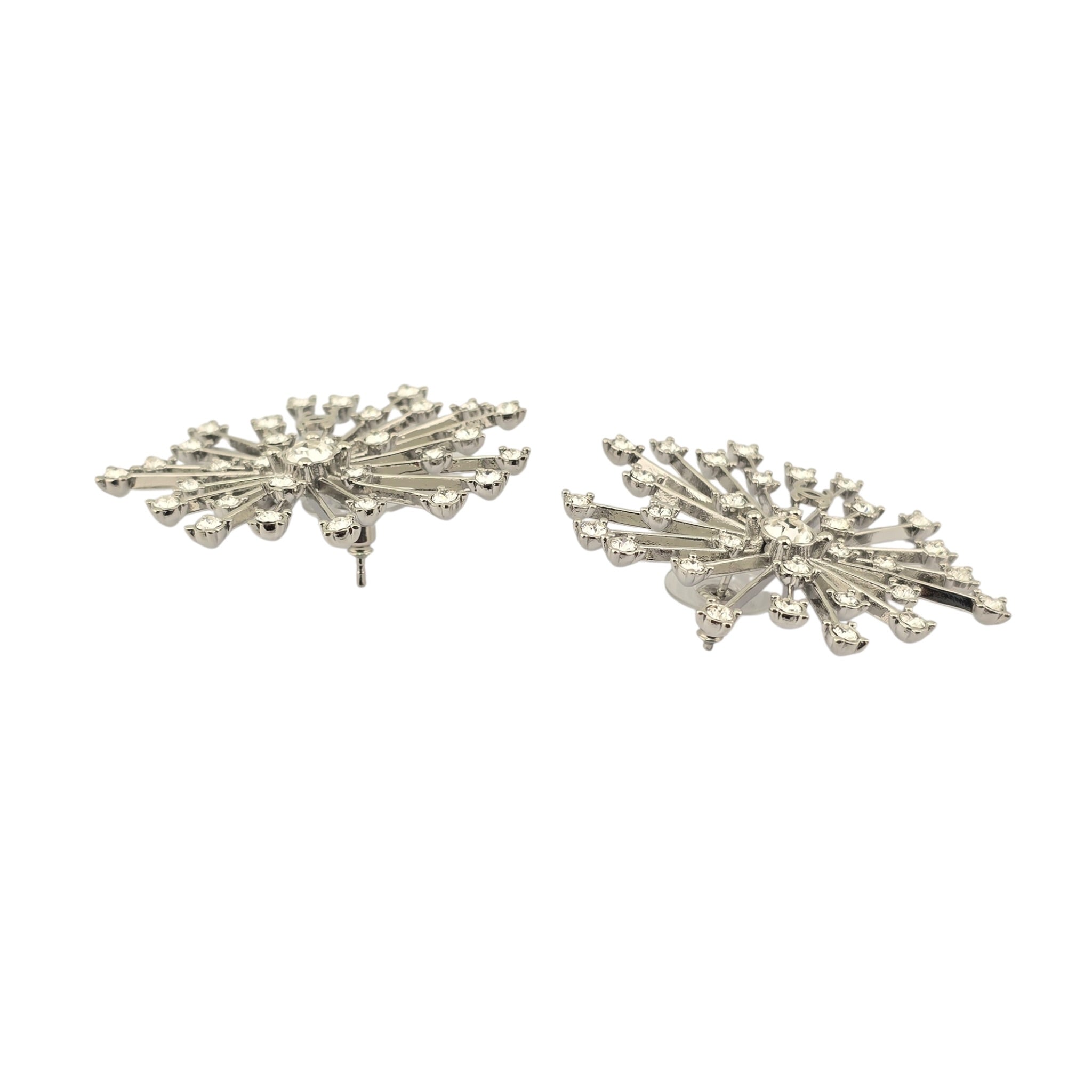 Chanel CC Stud Silver Earrings 2026 SS26 CHANEL