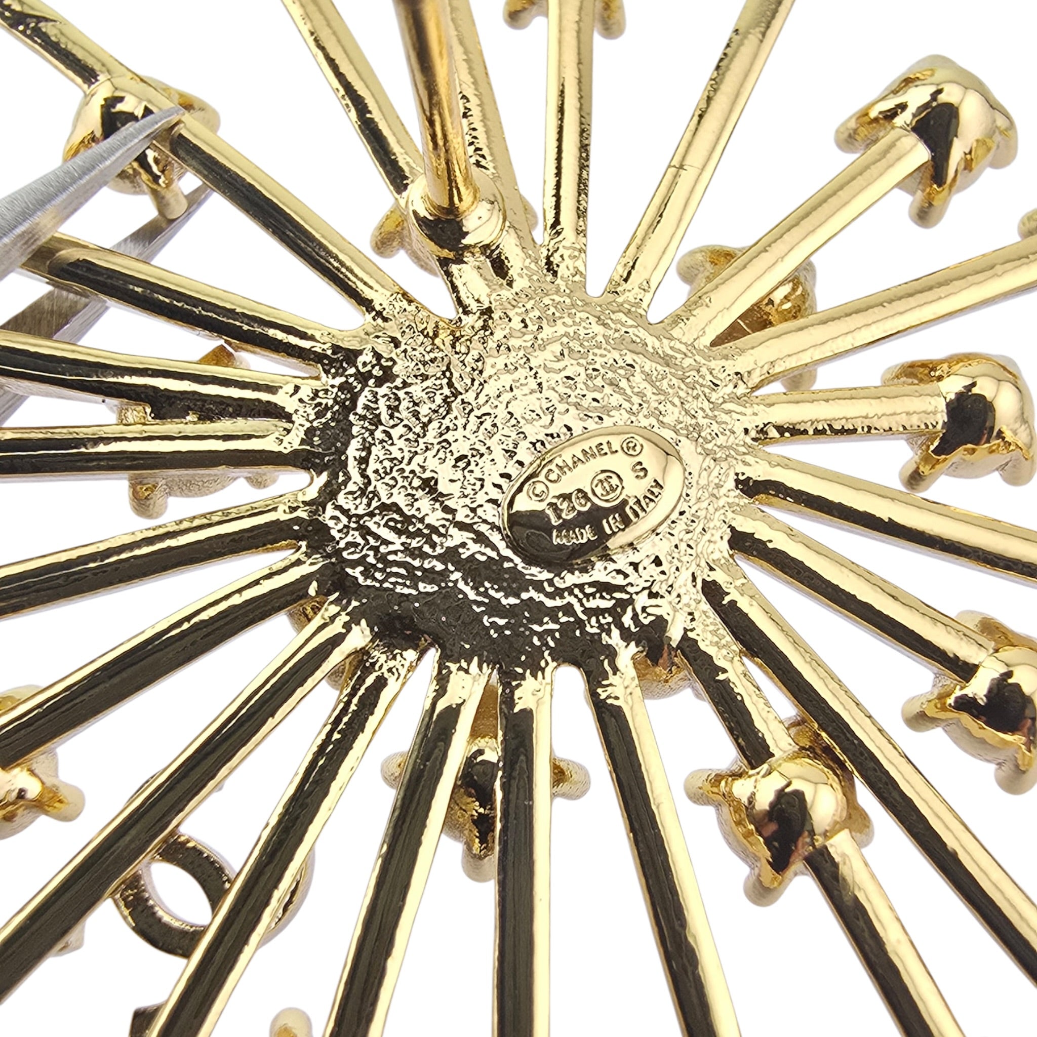 Chanel CC Stud Gold Earrings 2026 SS26 CHANEL