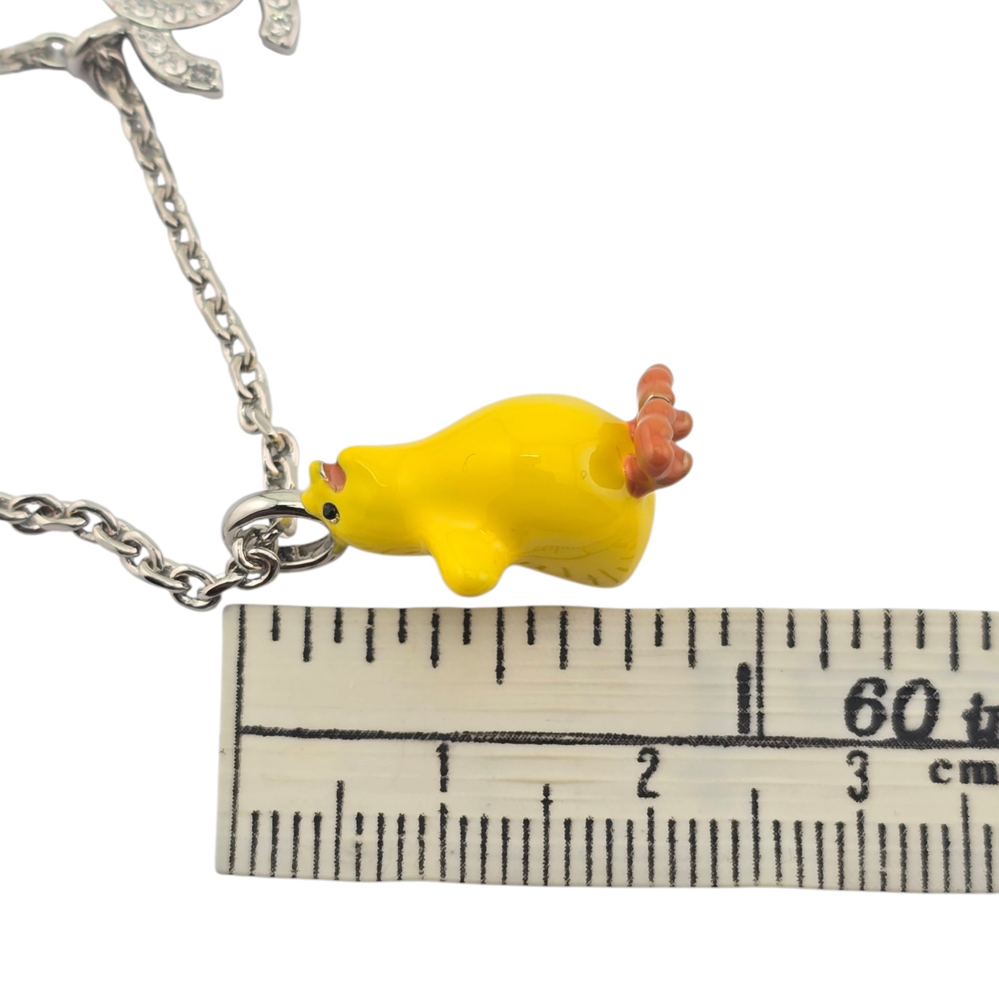 Chanel CC Metal Resin Strass Crystal Baby Chick Necklace 2026 CHANEL