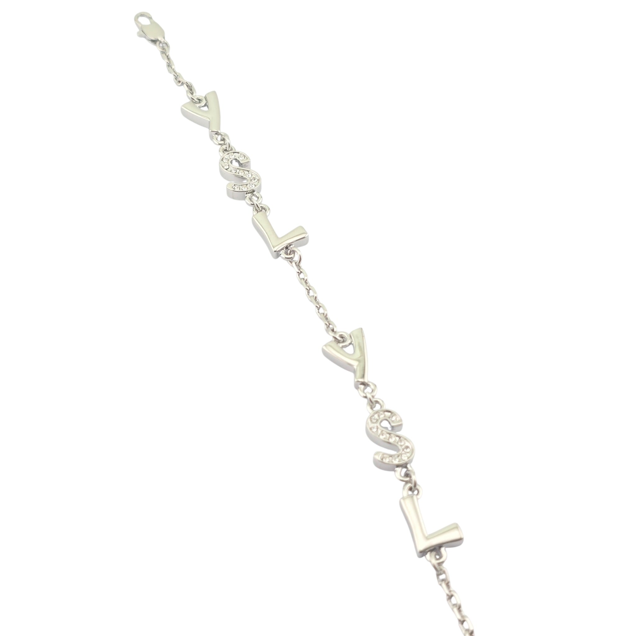 YSL Saint Laurent Silver Bracelet SAINT LAURENT