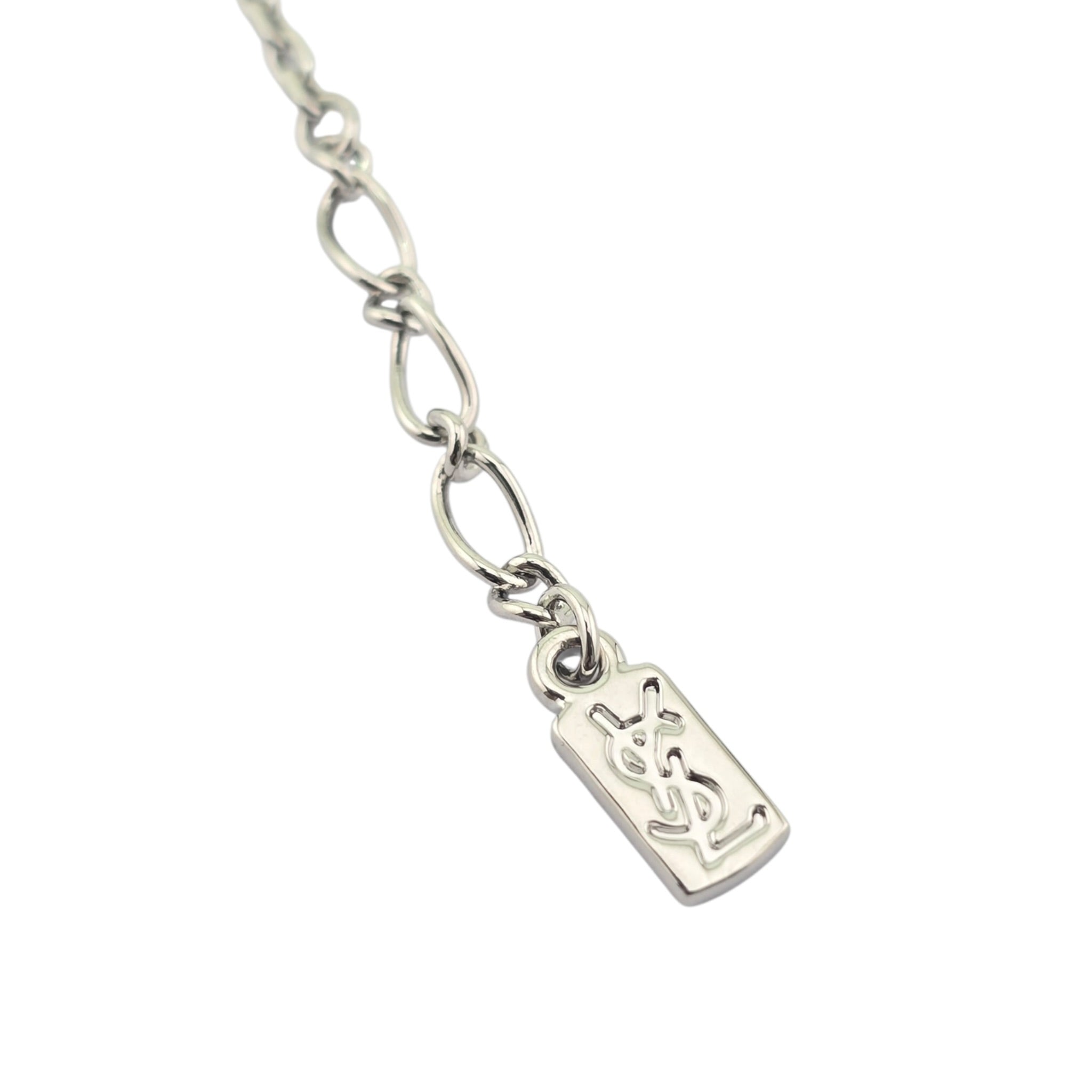 YSL Saint Laurent Silver Bracelet SAINT LAURENT