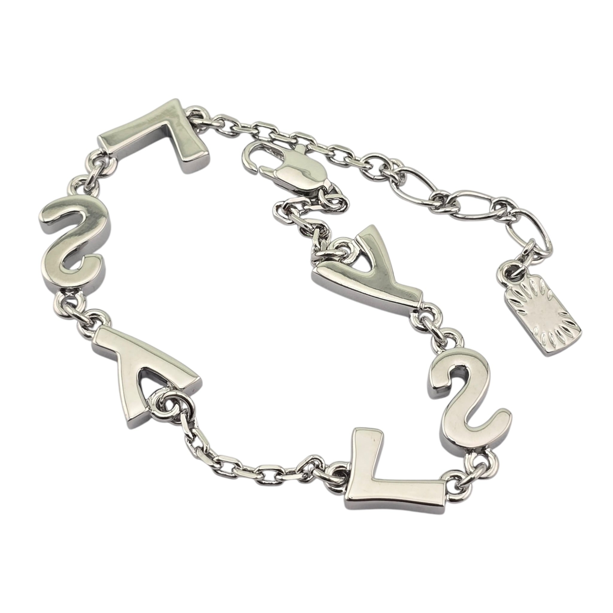 YSL Saint Laurent Silver Bracelet SAINT LAURENT