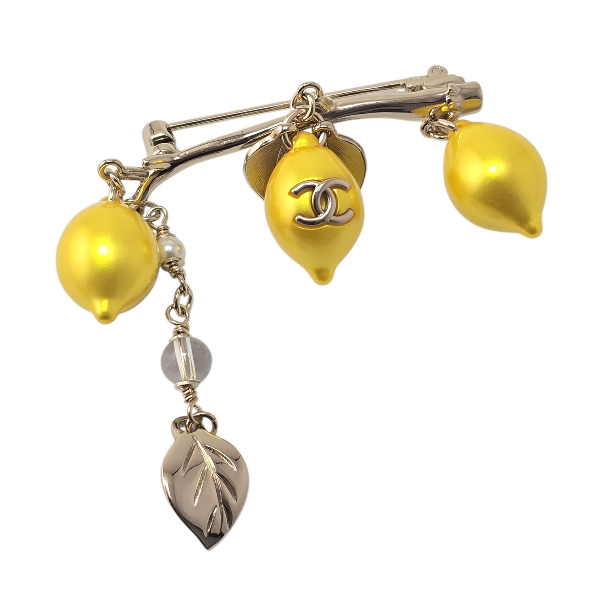 Chanel CC Lemons Brooch 2026 CHANEL
