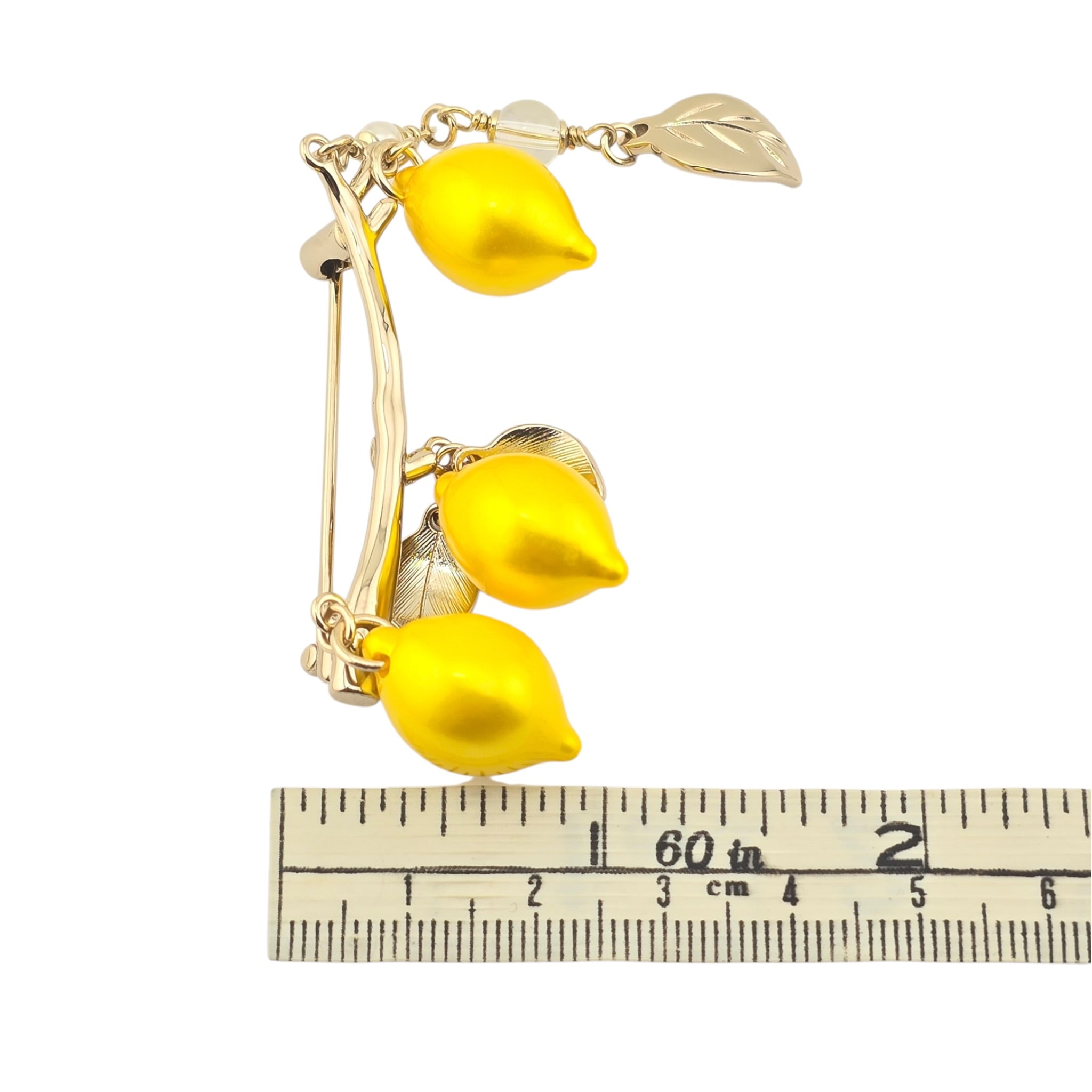 Chanel CC Lemons Brooch 2026 CHANEL