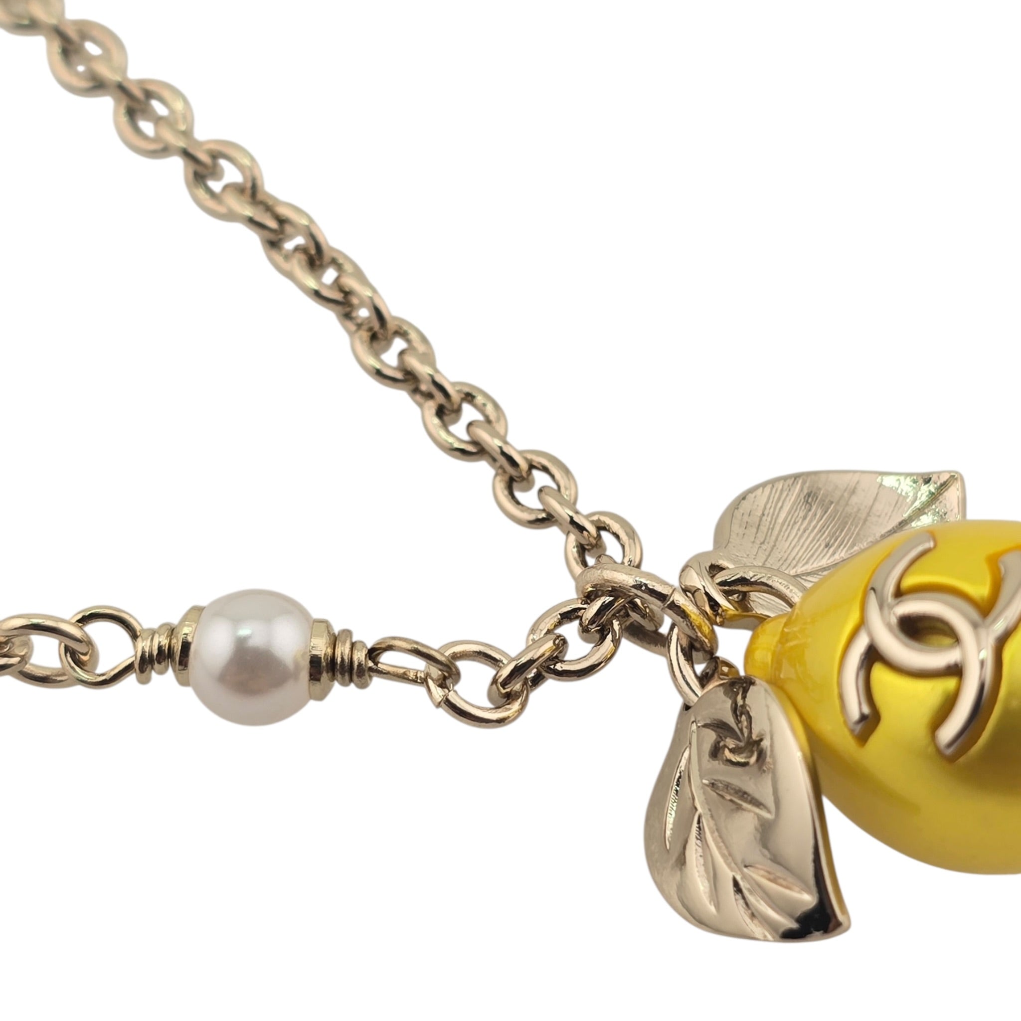 Chanel CC Lemon Pendant Necklace 2026 CHANEL