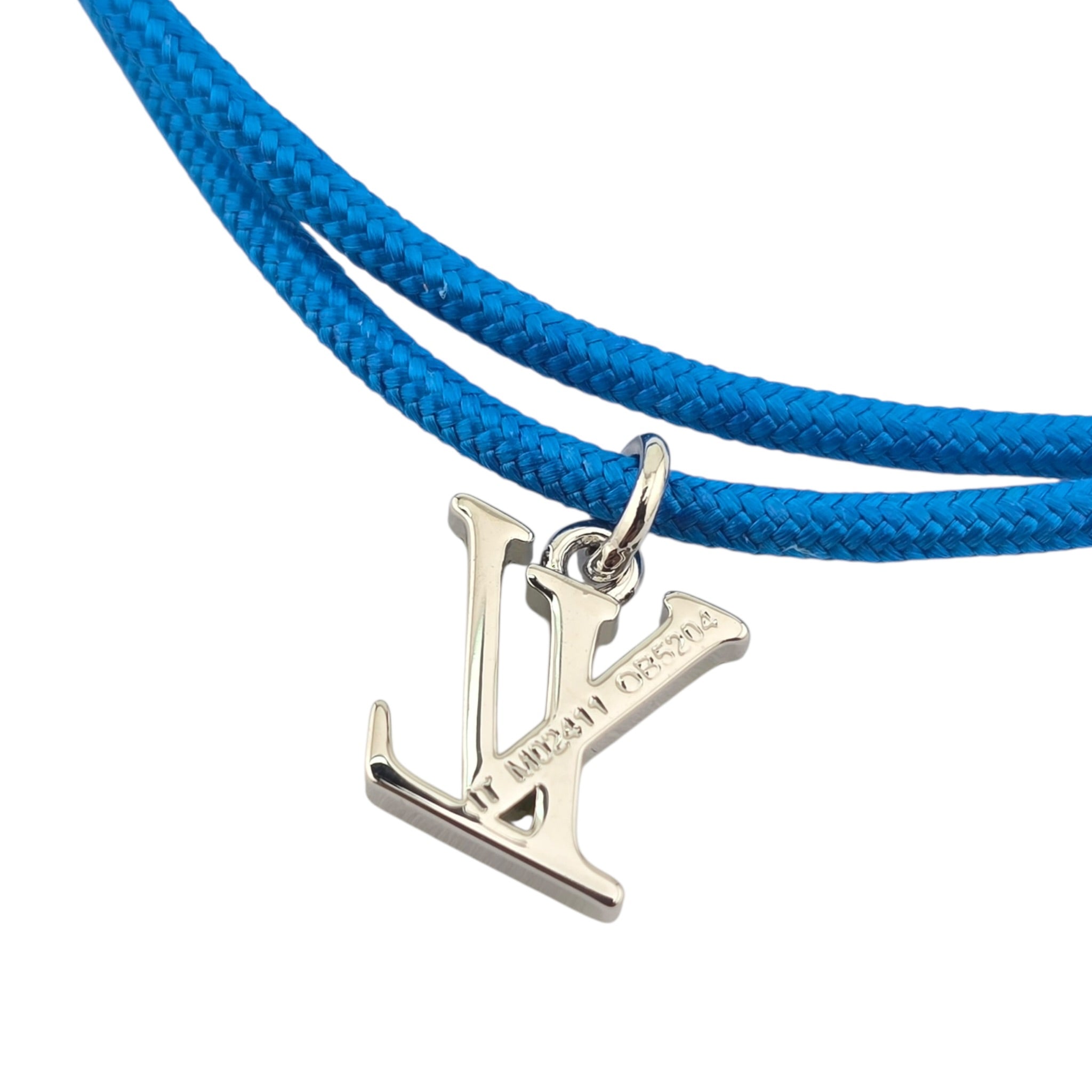 Louis Vuitton LV Monogram Stesia Cordon Bracelet - Blue LOUIS VUITTON