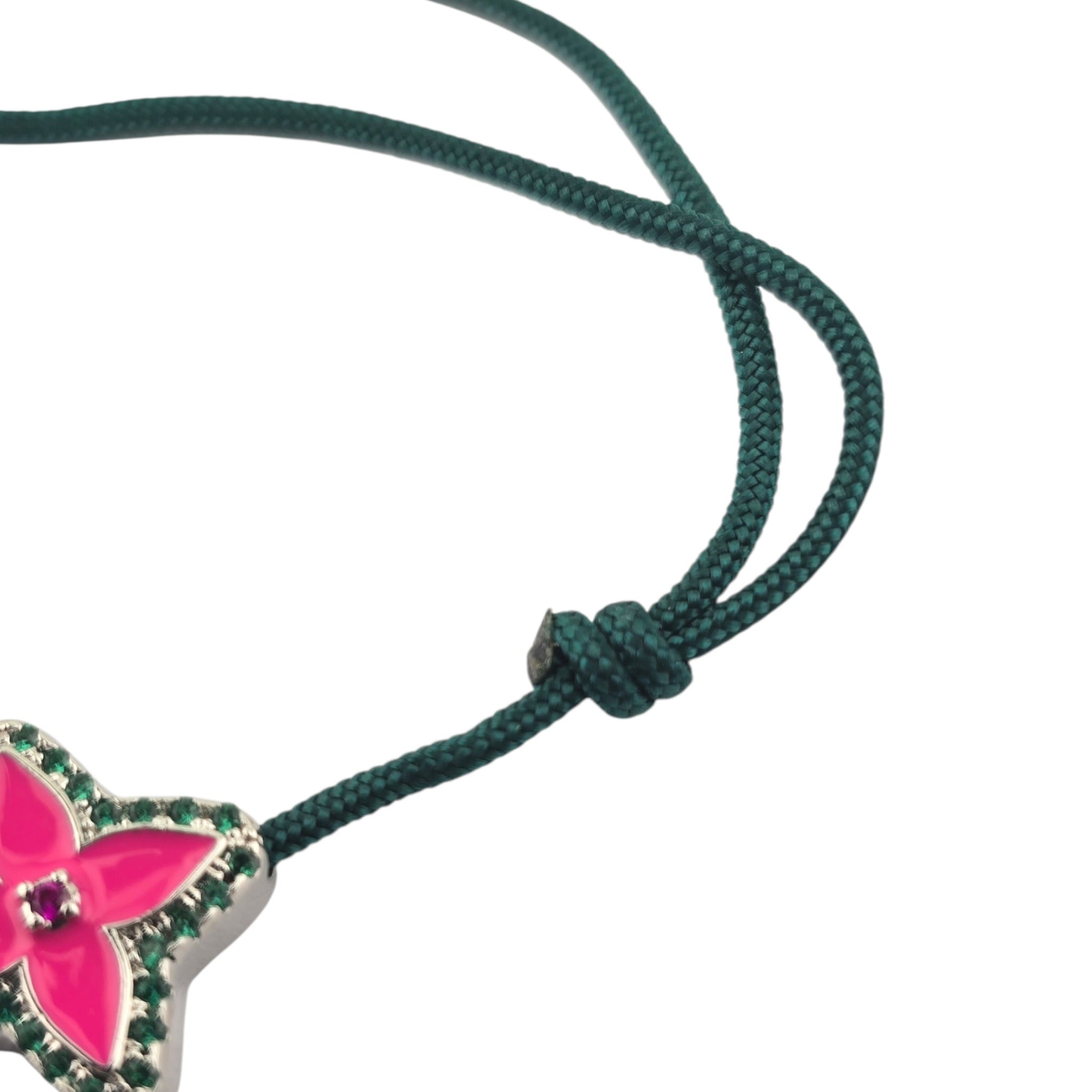 Louis Vuitton LV Monogram Stesia Cordon Bracelet - Green LOUIS VUITTON
