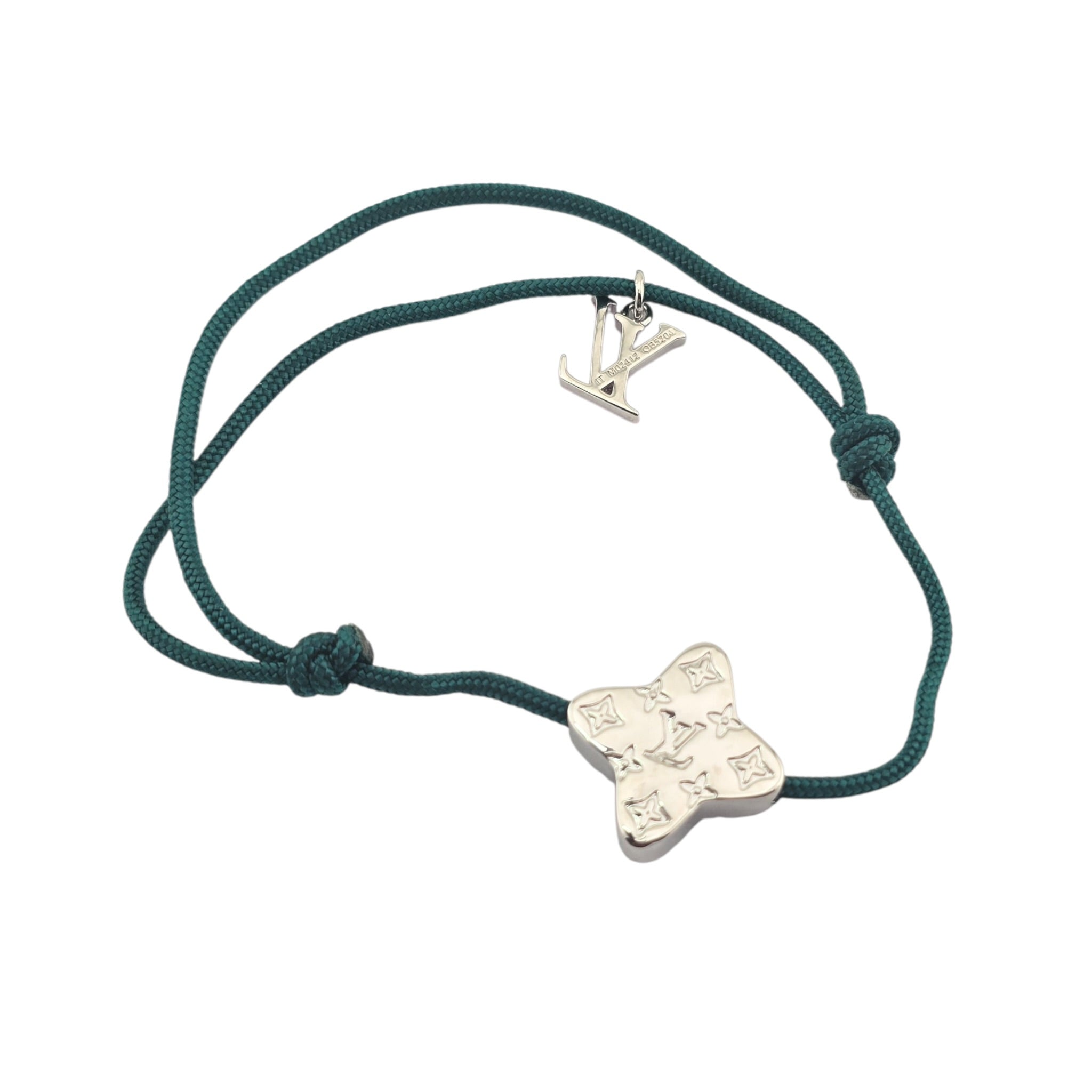Louis Vuitton LV Monogram Stesia Cordon Bracelet - Green LOUIS VUITTON