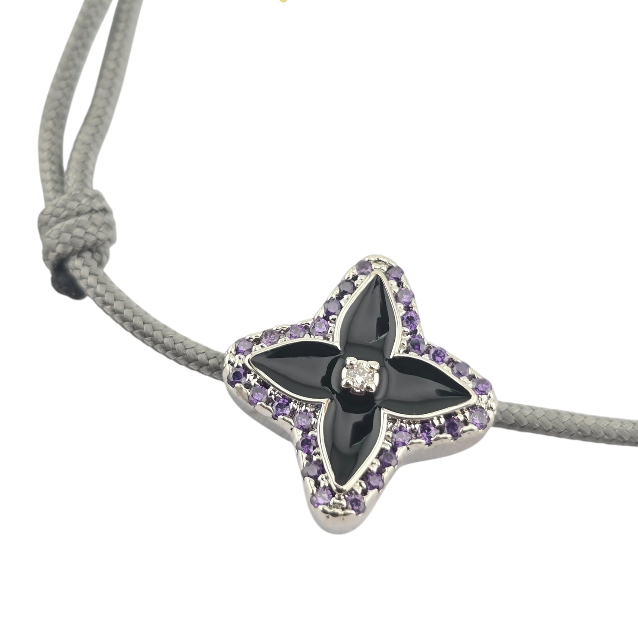Louis Vuitton LV Monogram Stesia Cordon Bracelet - Grey LOUIS VUITTON