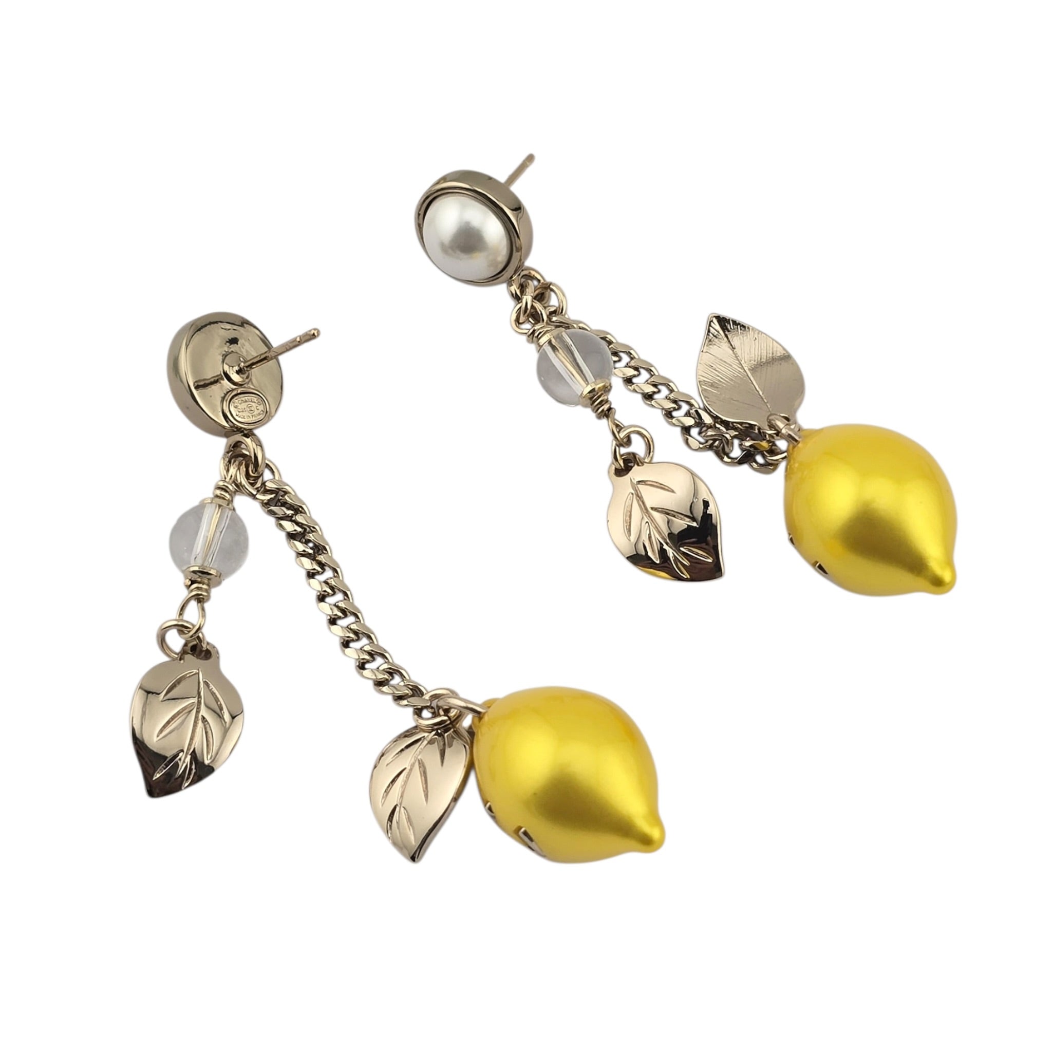Chanel CC Lemons Drop Earrings 2026 CHANEL