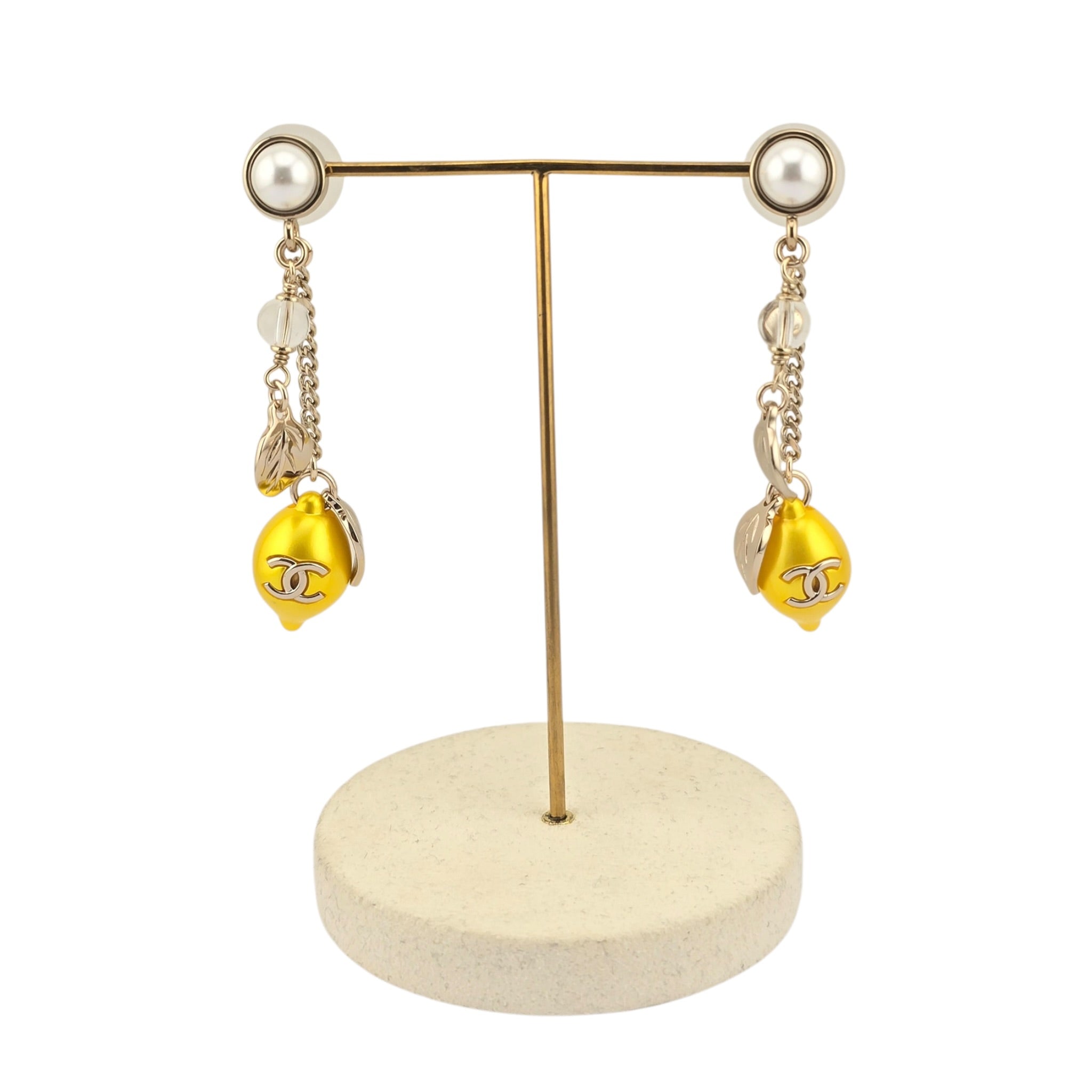 Chanel CC Lemons Drop Earrings 2026 CHANEL