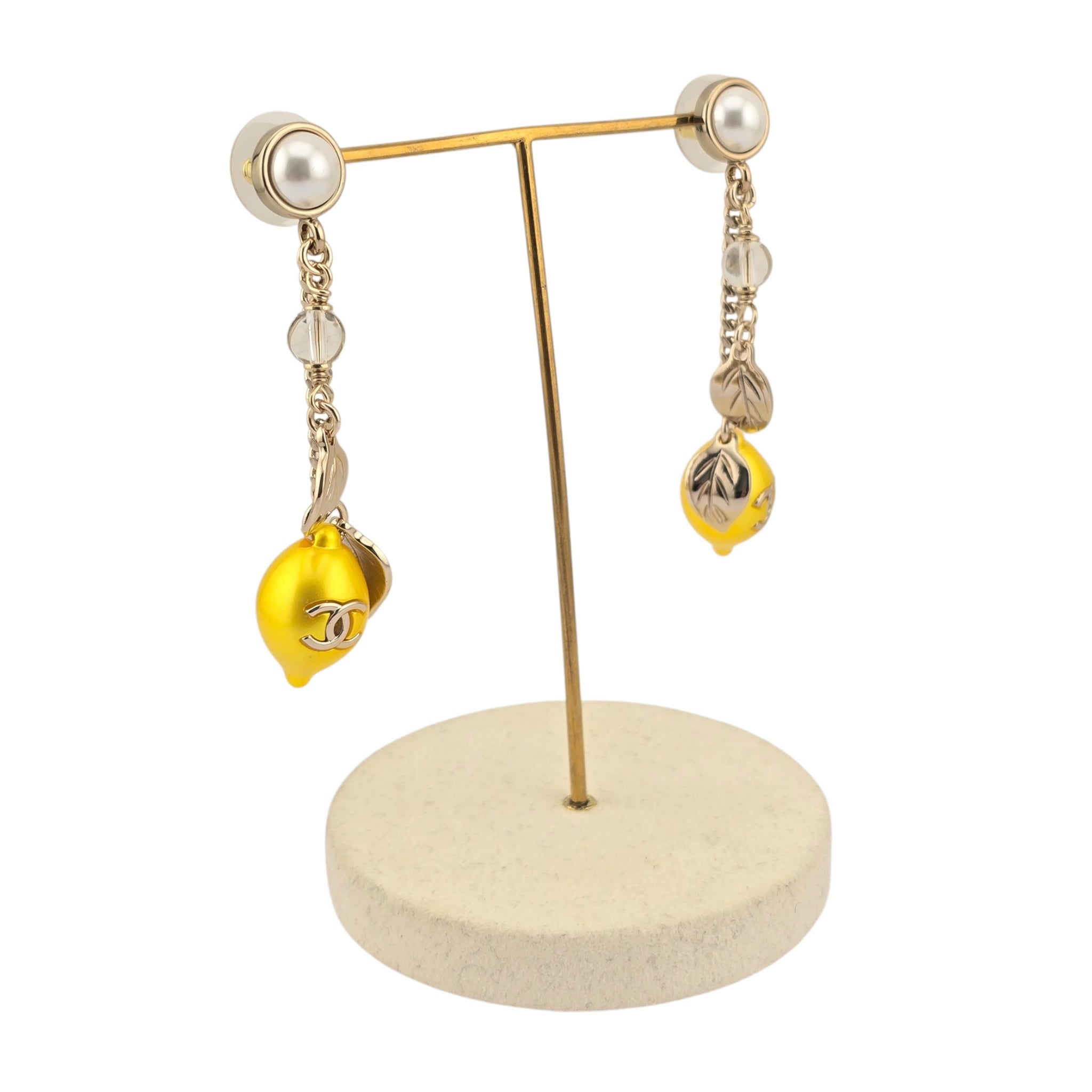 Chanel CC Lemons Drop Earrings 2026 CHANEL