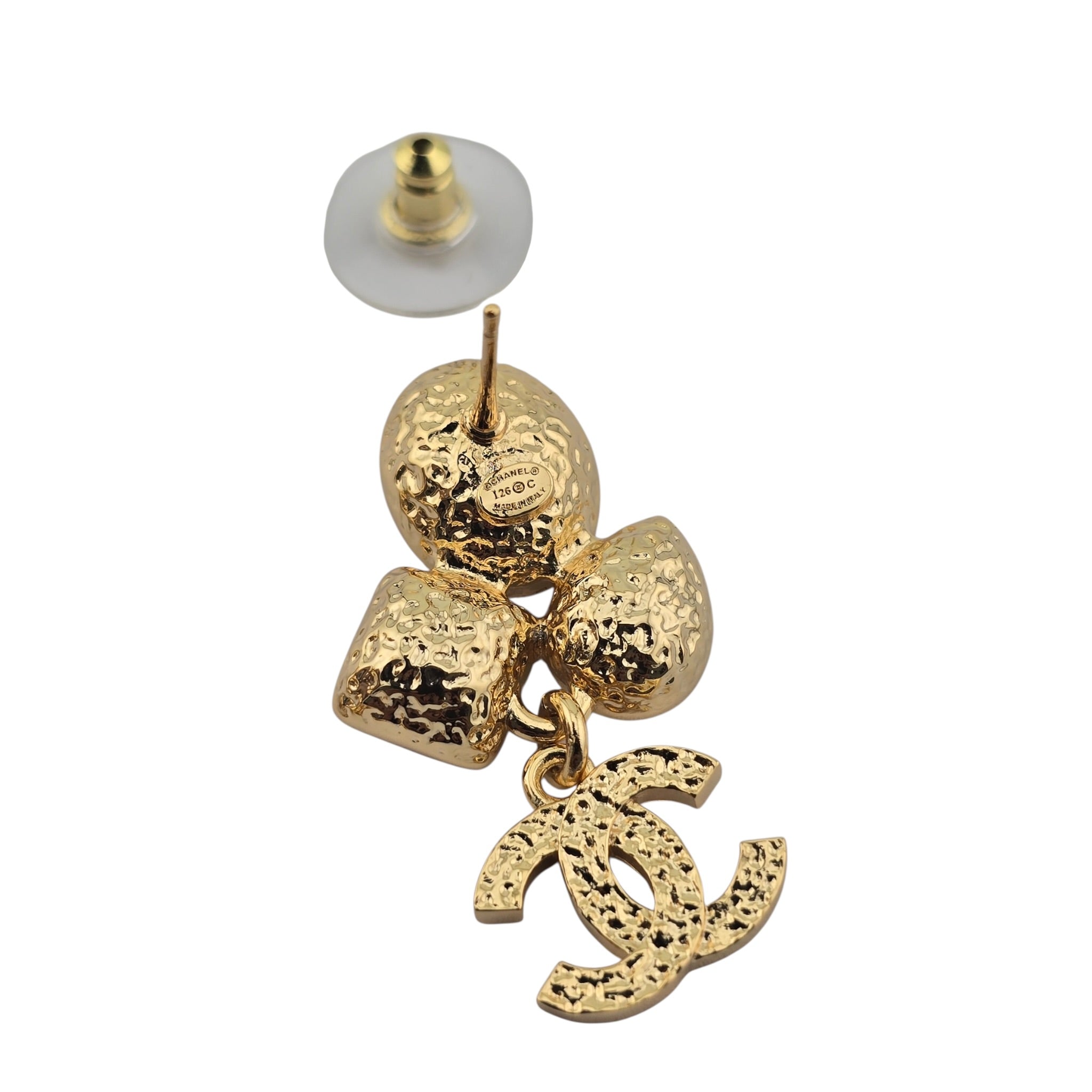 Chanel CC Gold Pendant Multicoloured Earrings 2026 CHANEL