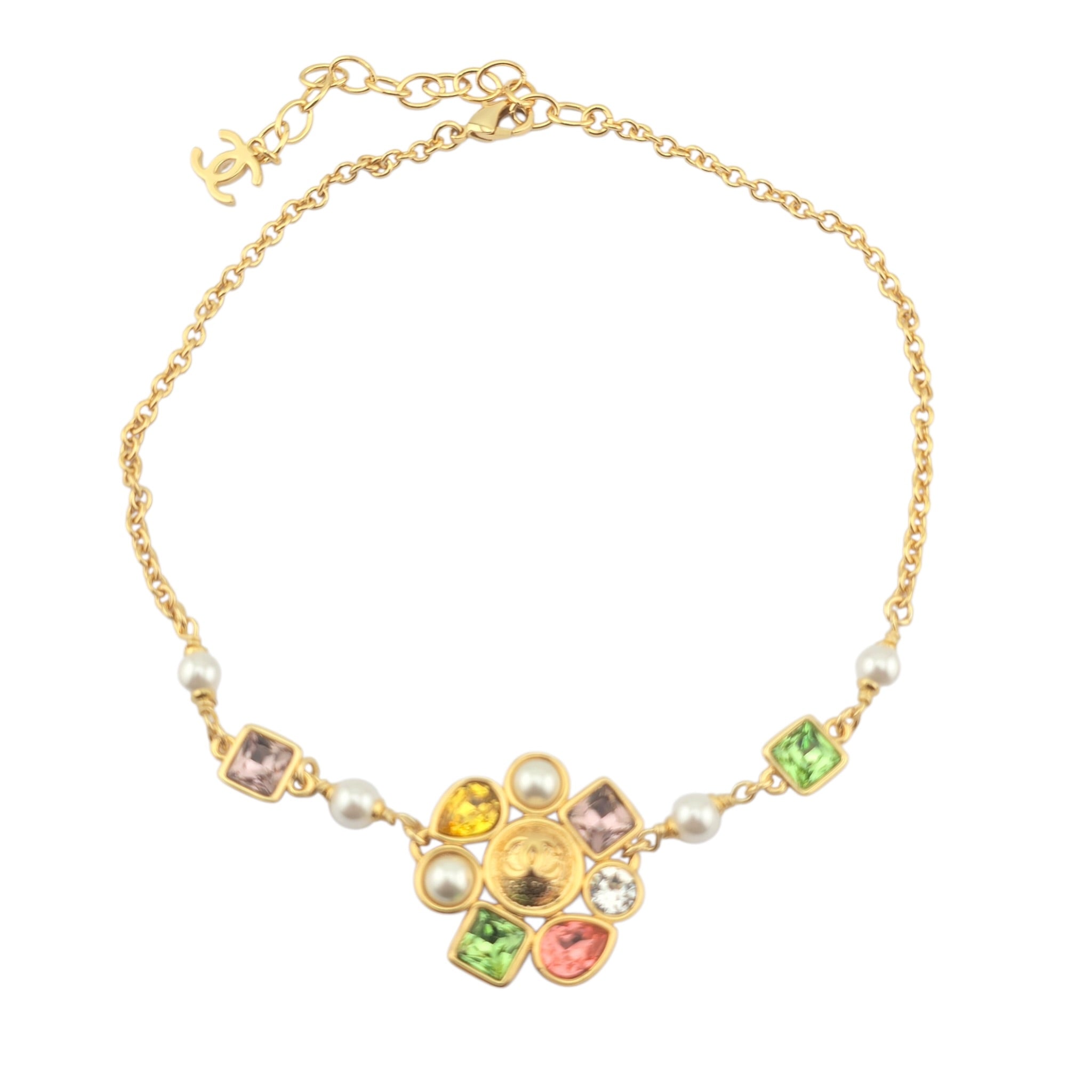Chanel CC Gold Multicoloured Choker 2026 CHANEL