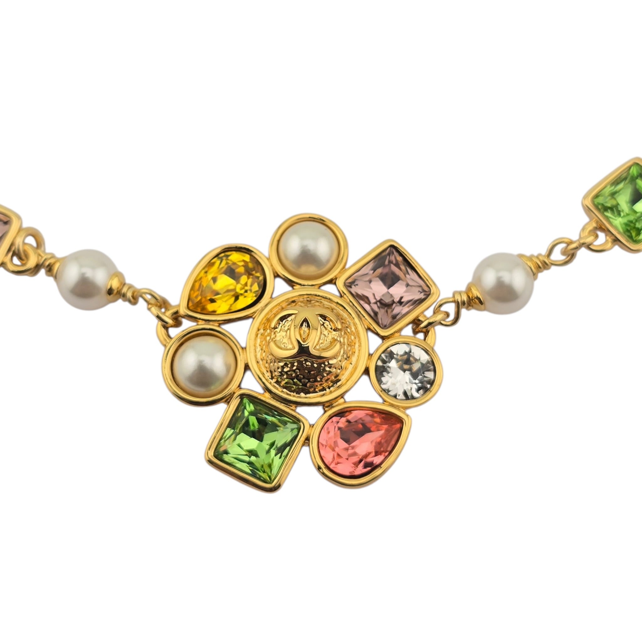 Chanel CC Gold Multicoloured Choker 2026 CHANEL