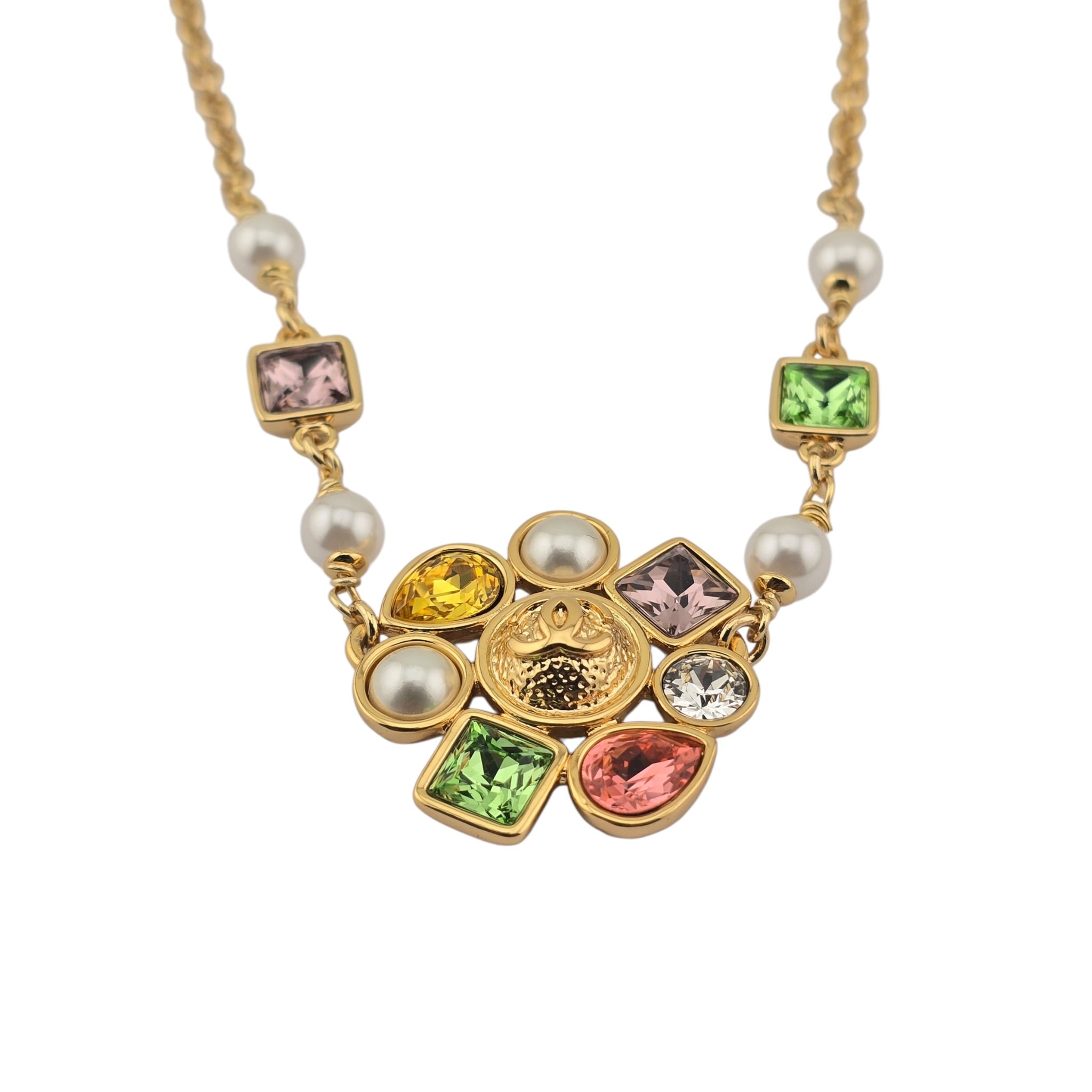 Chanel CC Gold Multicoloured Choker 2026 CHANEL