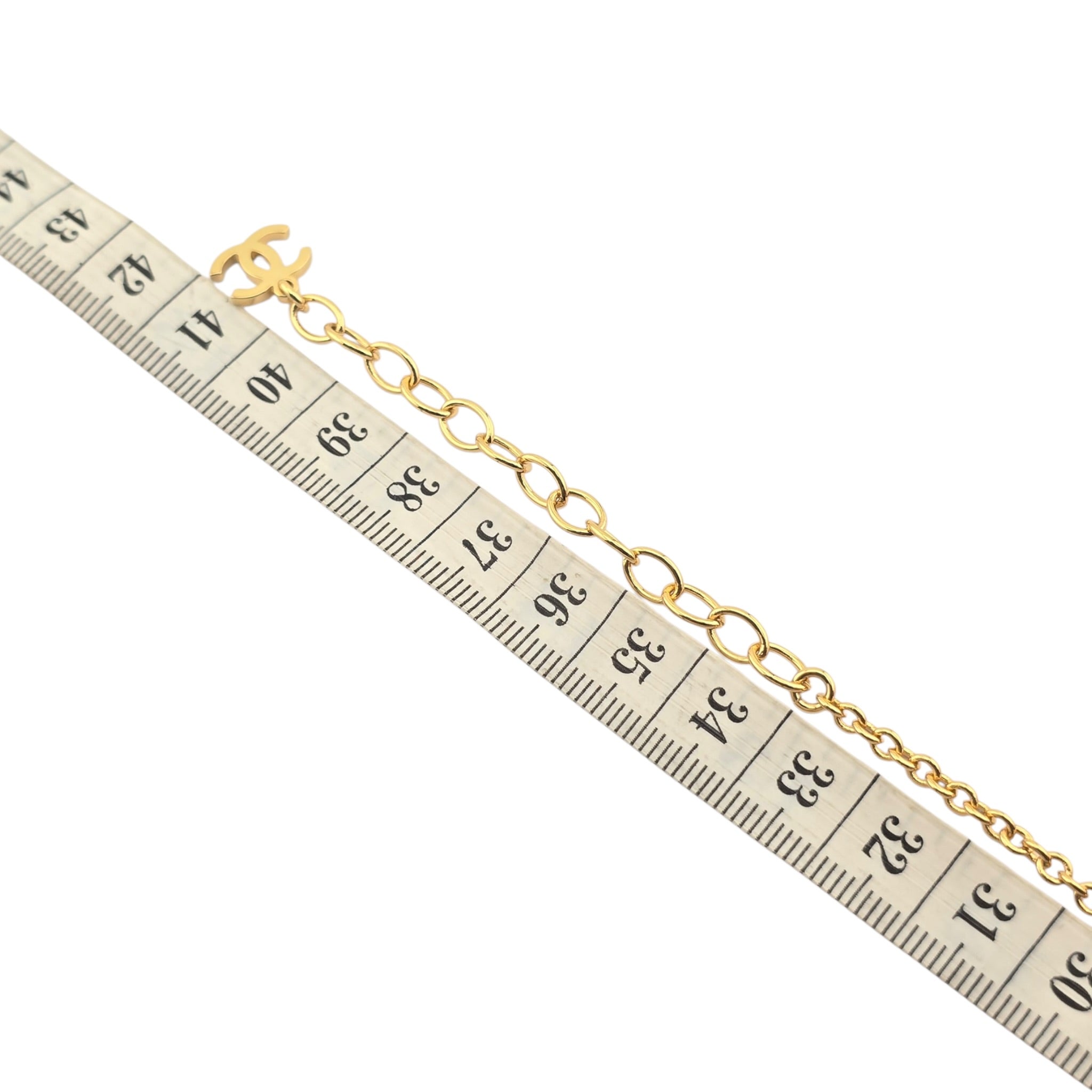 Chanel CC Gold Multicoloured Choker 2026 CHANEL