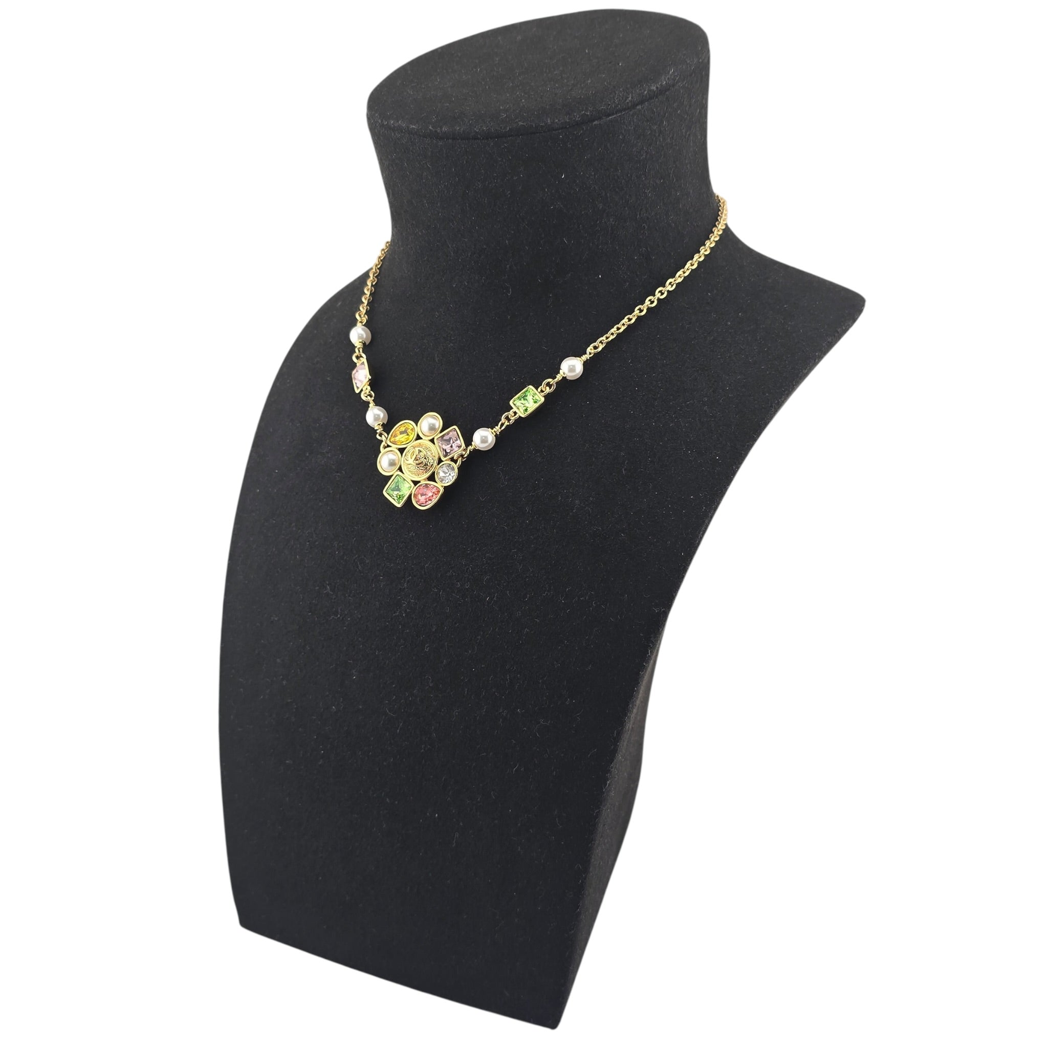 Chanel CC Gold Multicoloured Choker 2026 CHANEL
