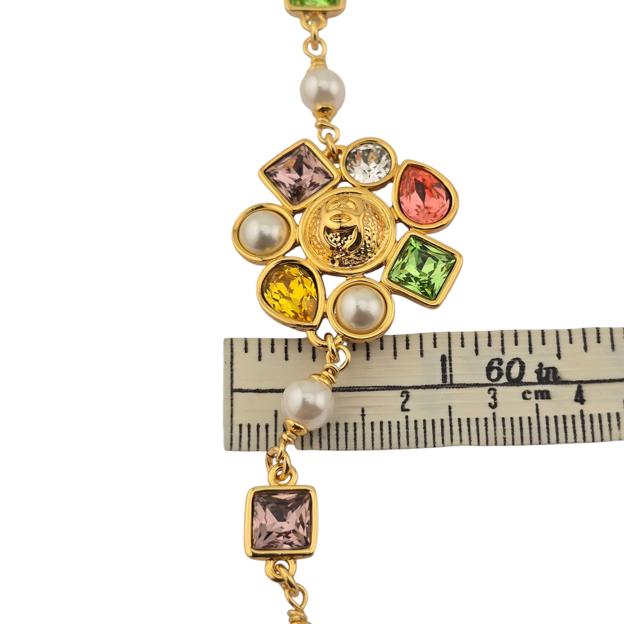Chanel CC Gold Multicoloured Choker 2026 CHANEL