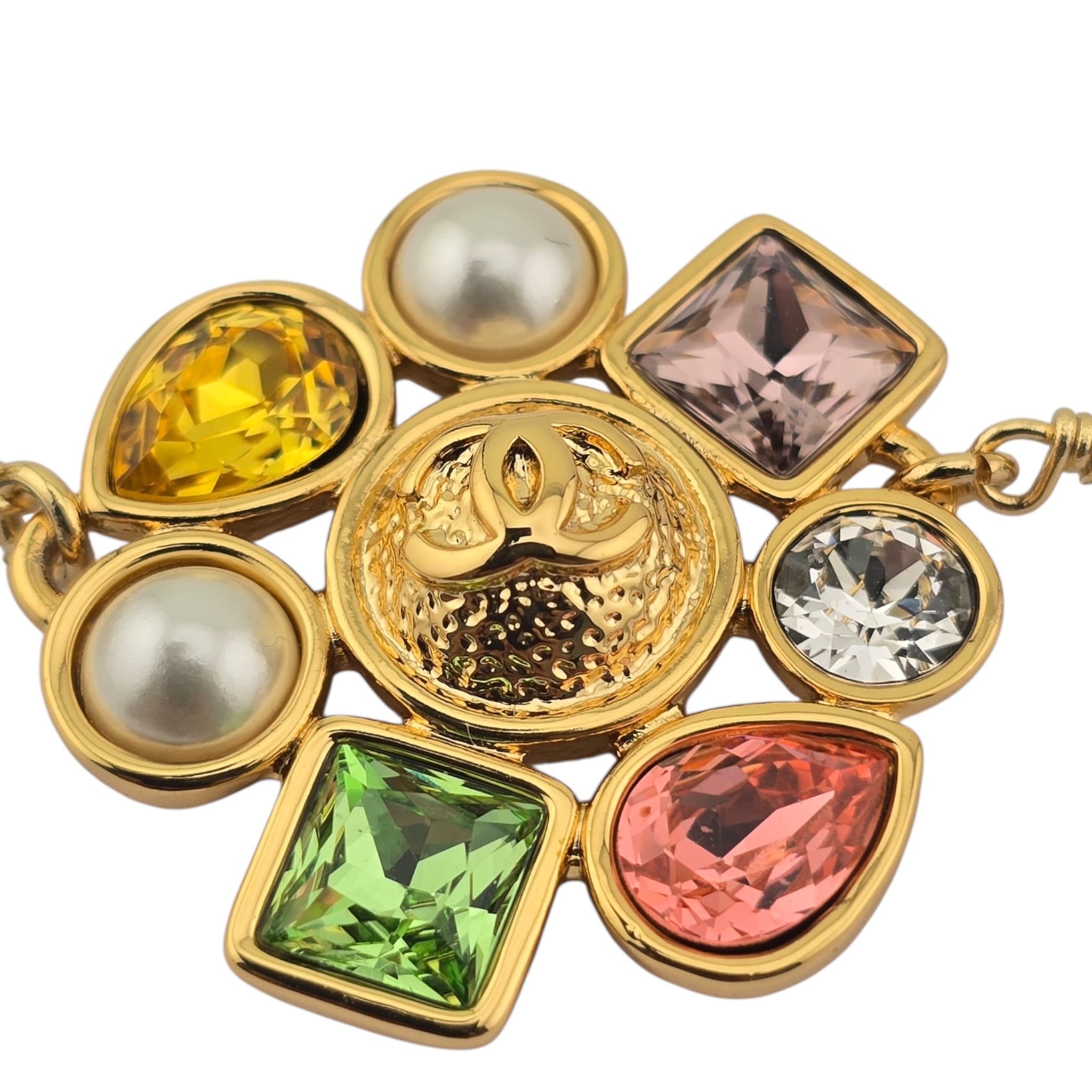 Chanel CC Gold Multicoloured Choker 2026 CHANEL