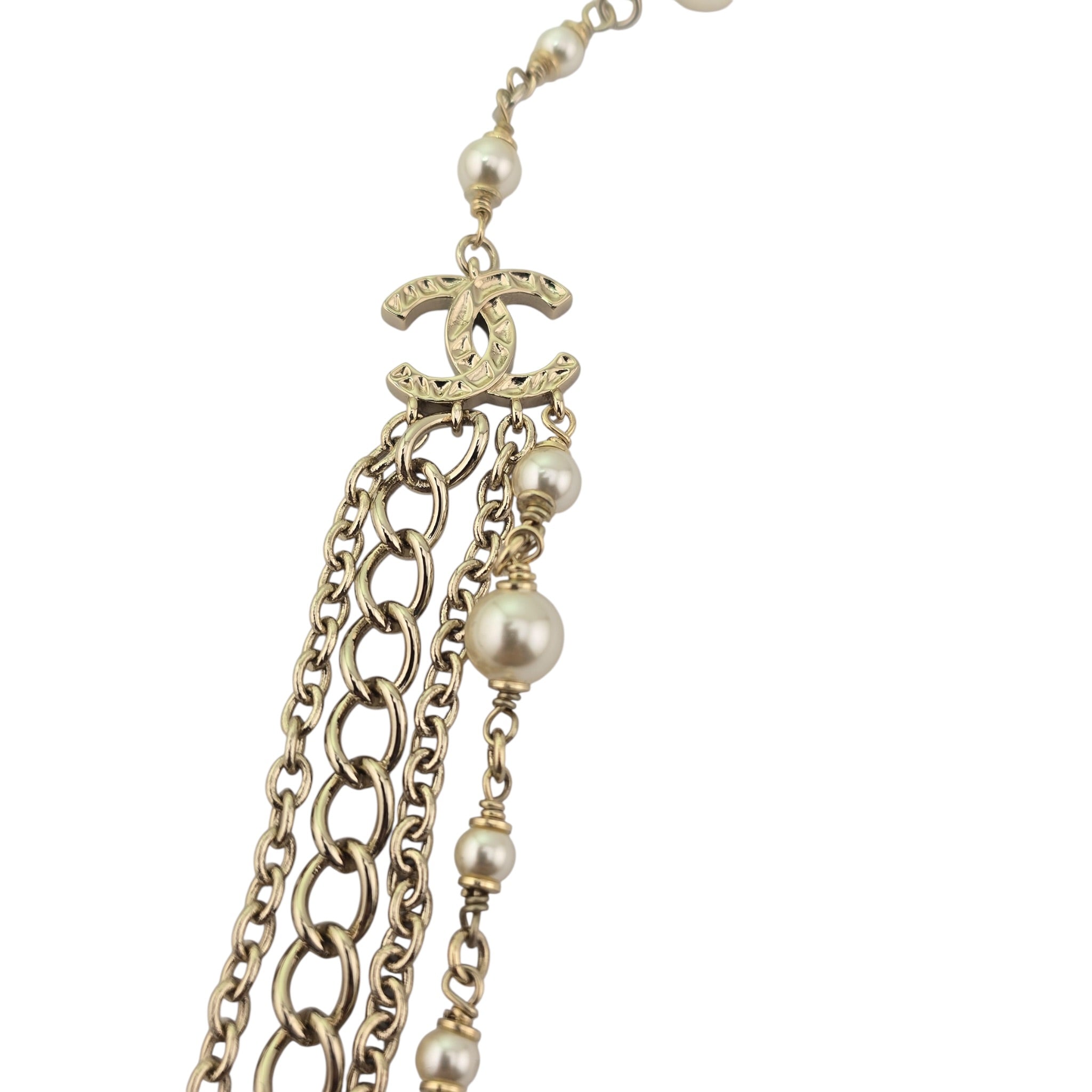 Chanel CC Long Layered Necklace 2025 CHANEL