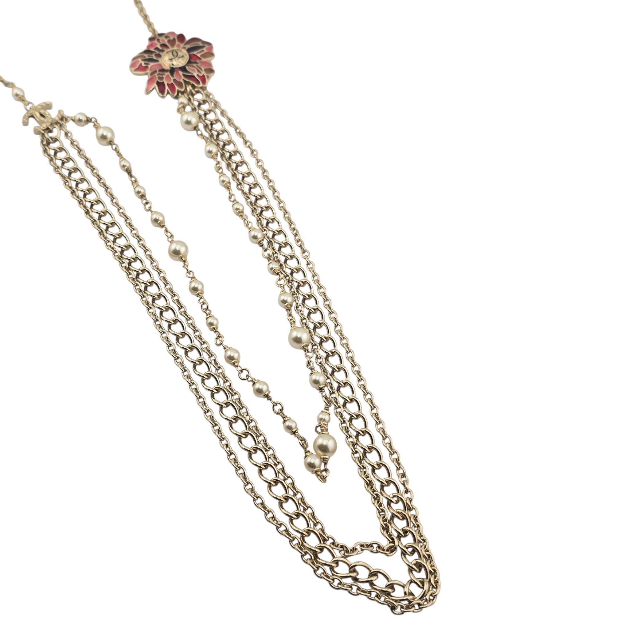 Chanel CC Long Layered Necklace 2025 CHANEL
