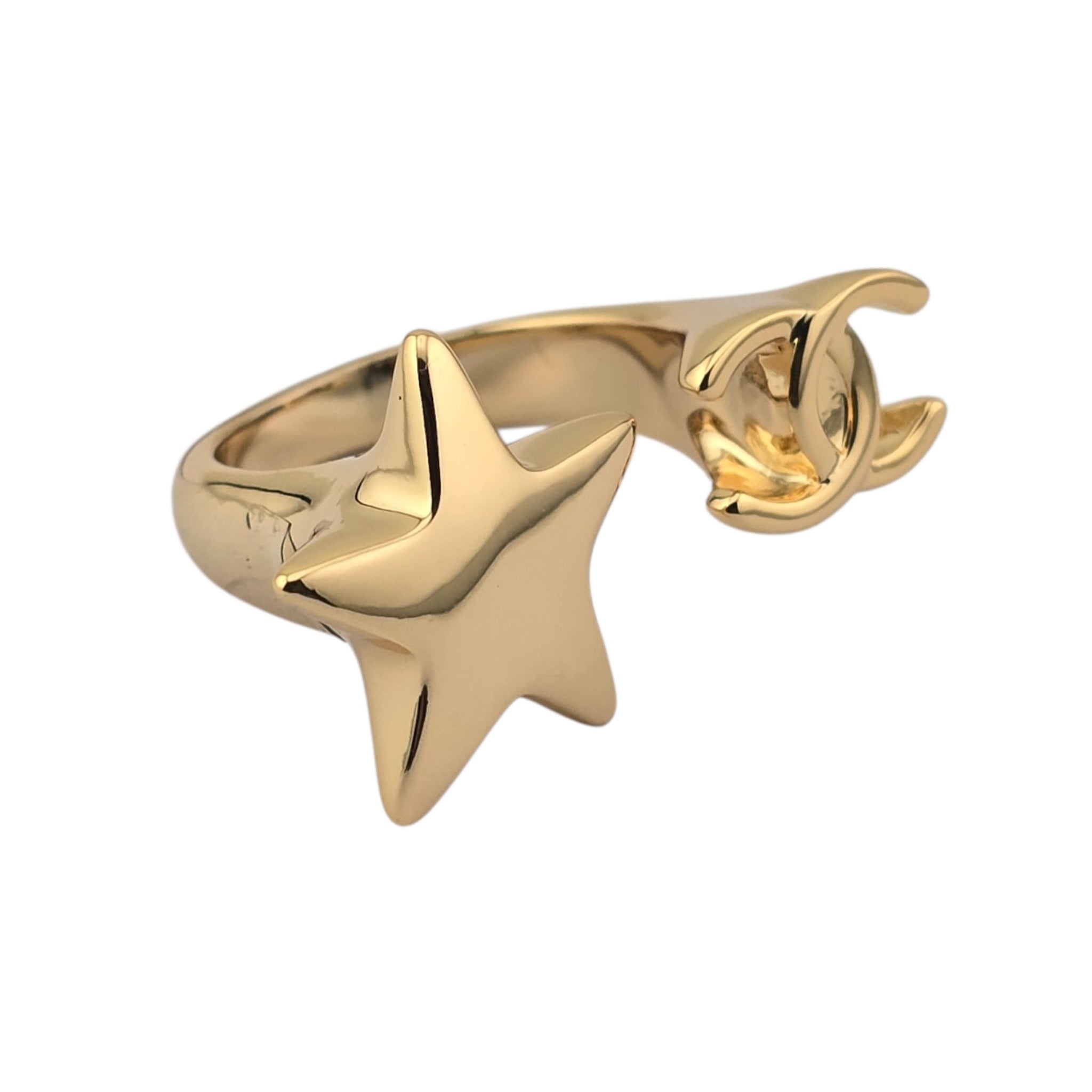 Chanel CC Gold Star Ring 2026 CHANEL