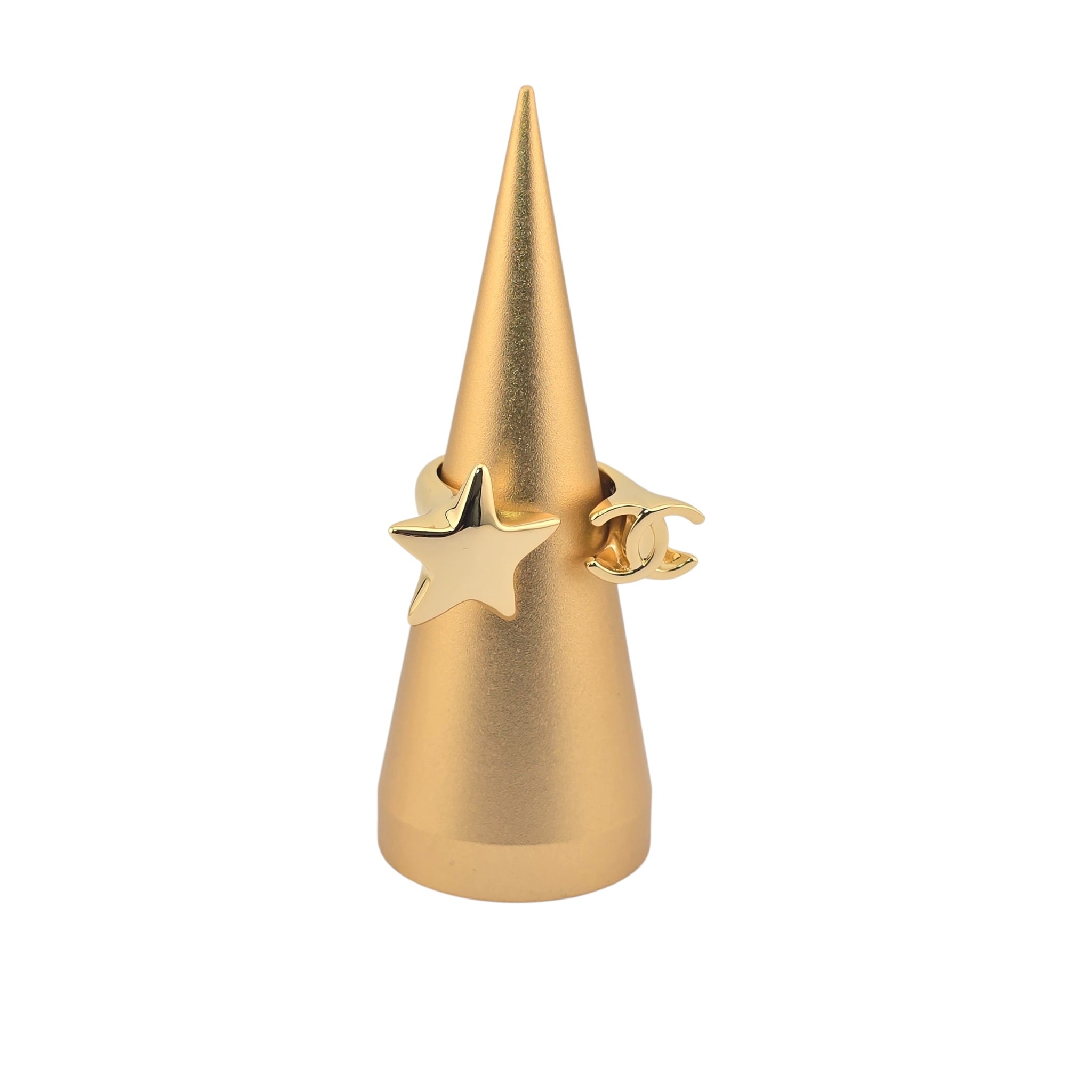 Chanel CC Gold Star Ring 2026 CHANEL