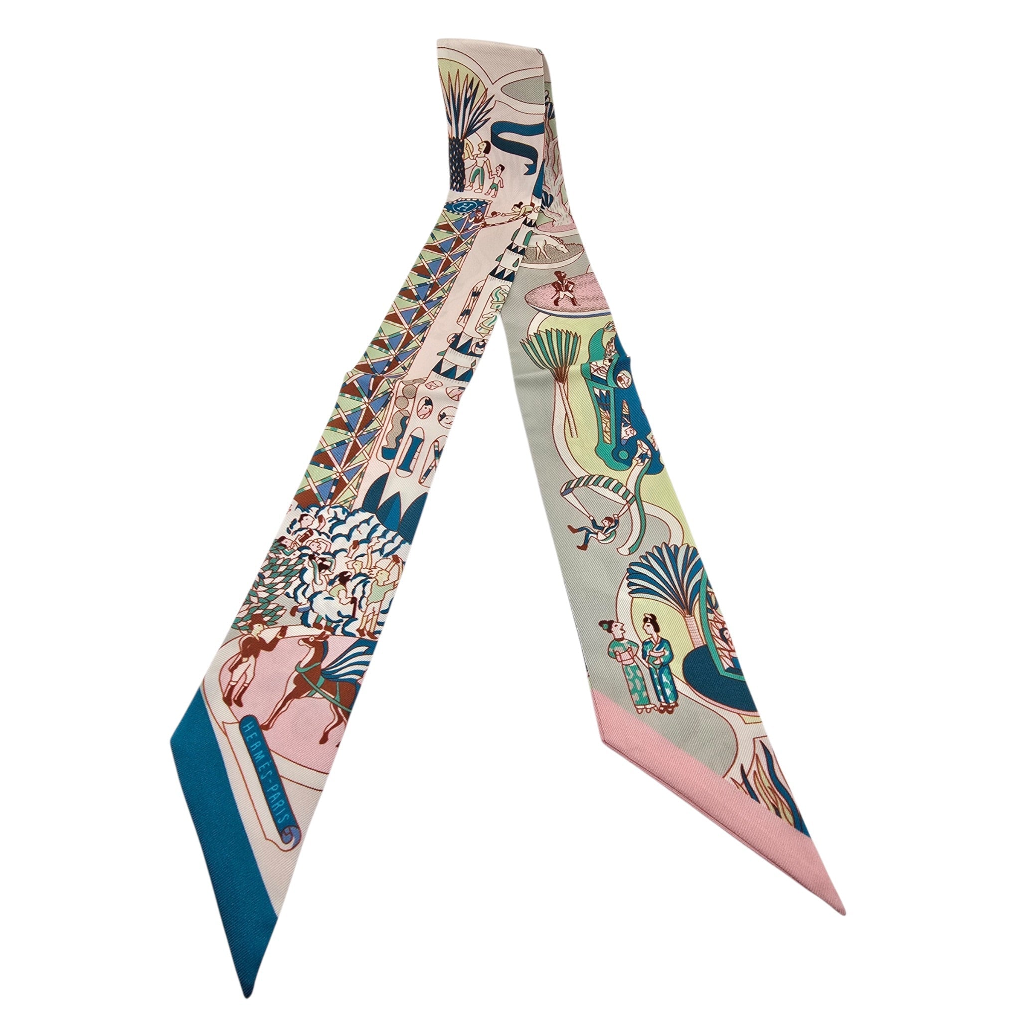 Hermes Silk Twilly Exposition Universelle HERMES
