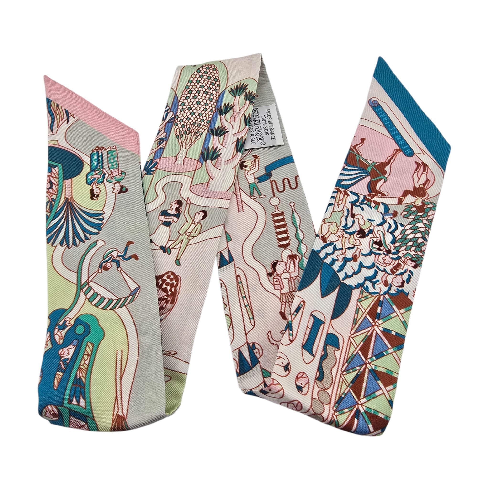 Hermes Silk Twilly Exposition Universelle HERMES