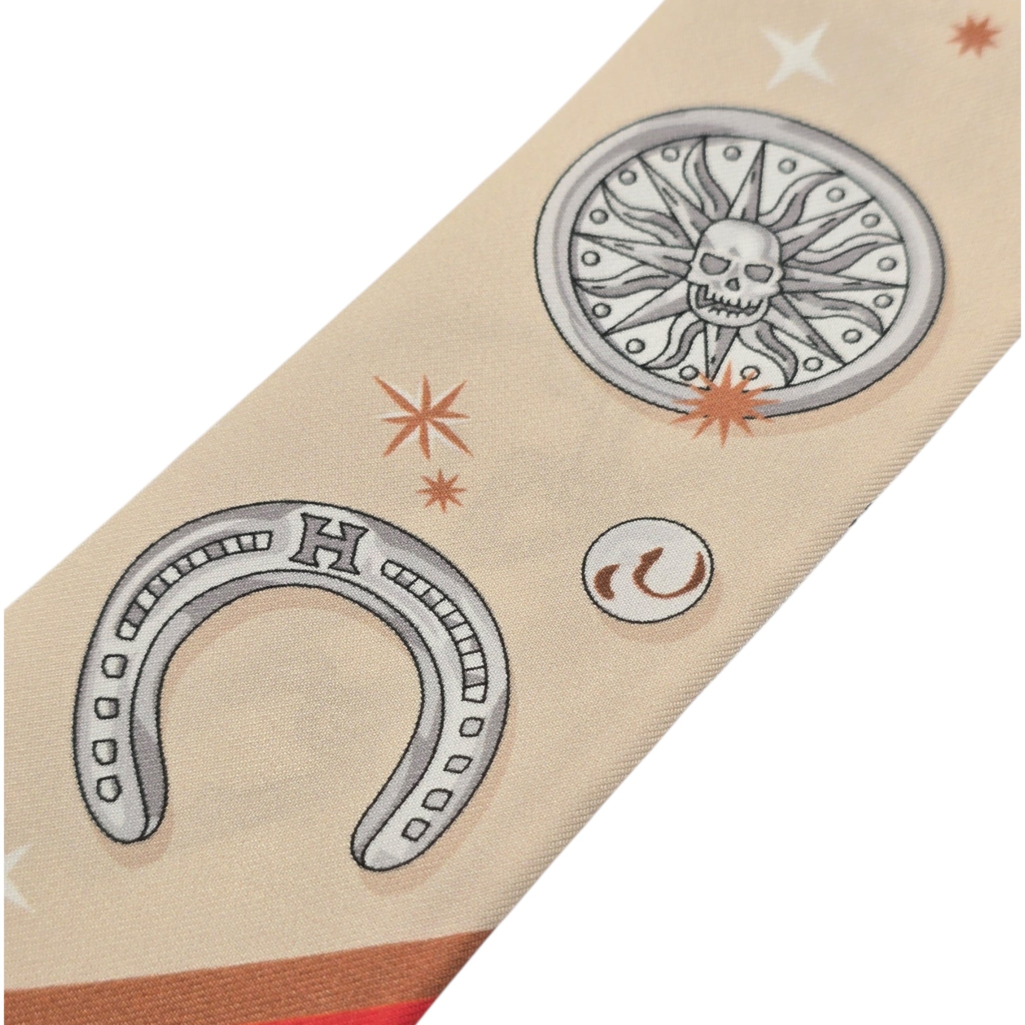 Hermes Silk Twilly C'est la Fete Beige Rose Caramel Whitev HERMES
