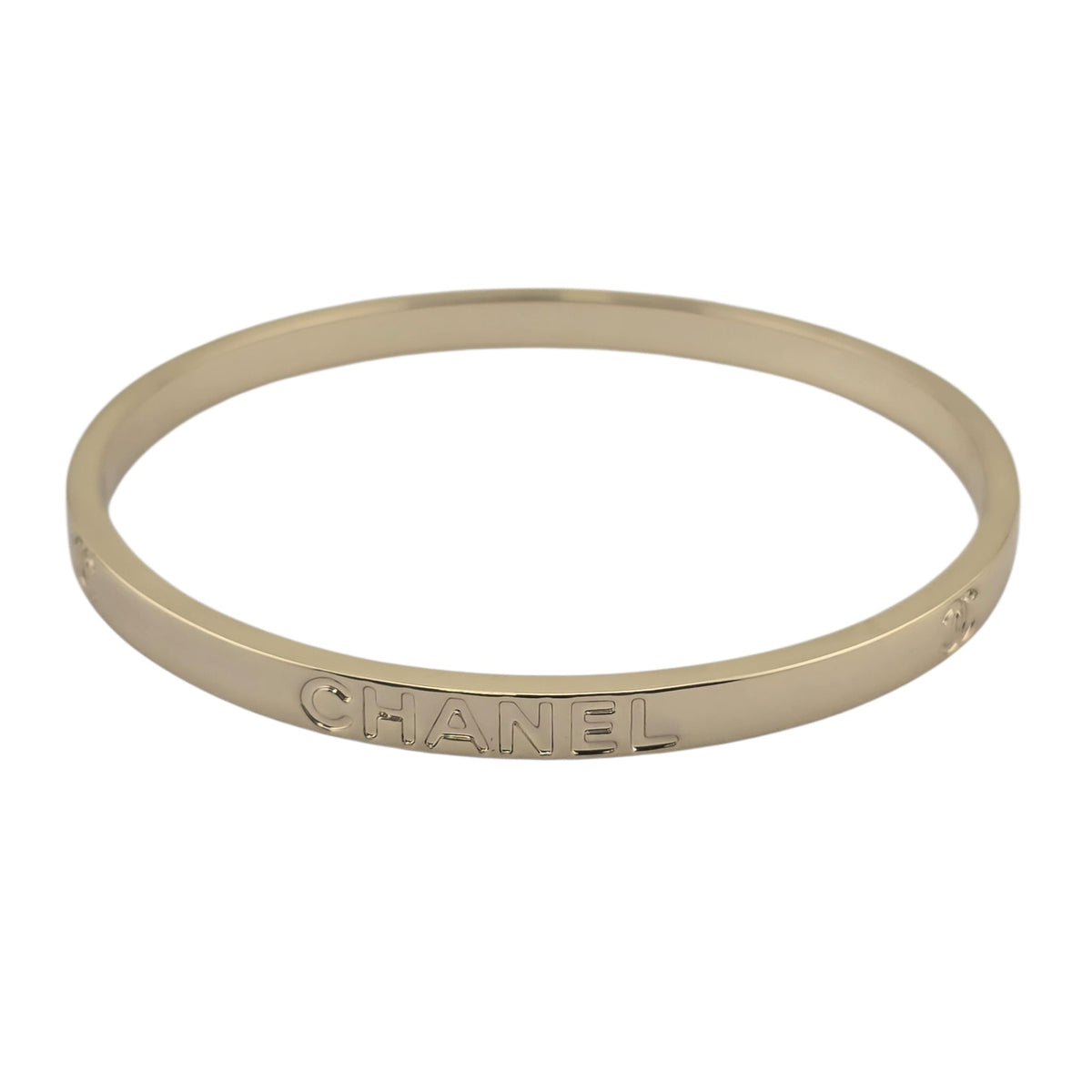 Chanel CC Cuff Bangle Gold Set M 2026 CHANEL