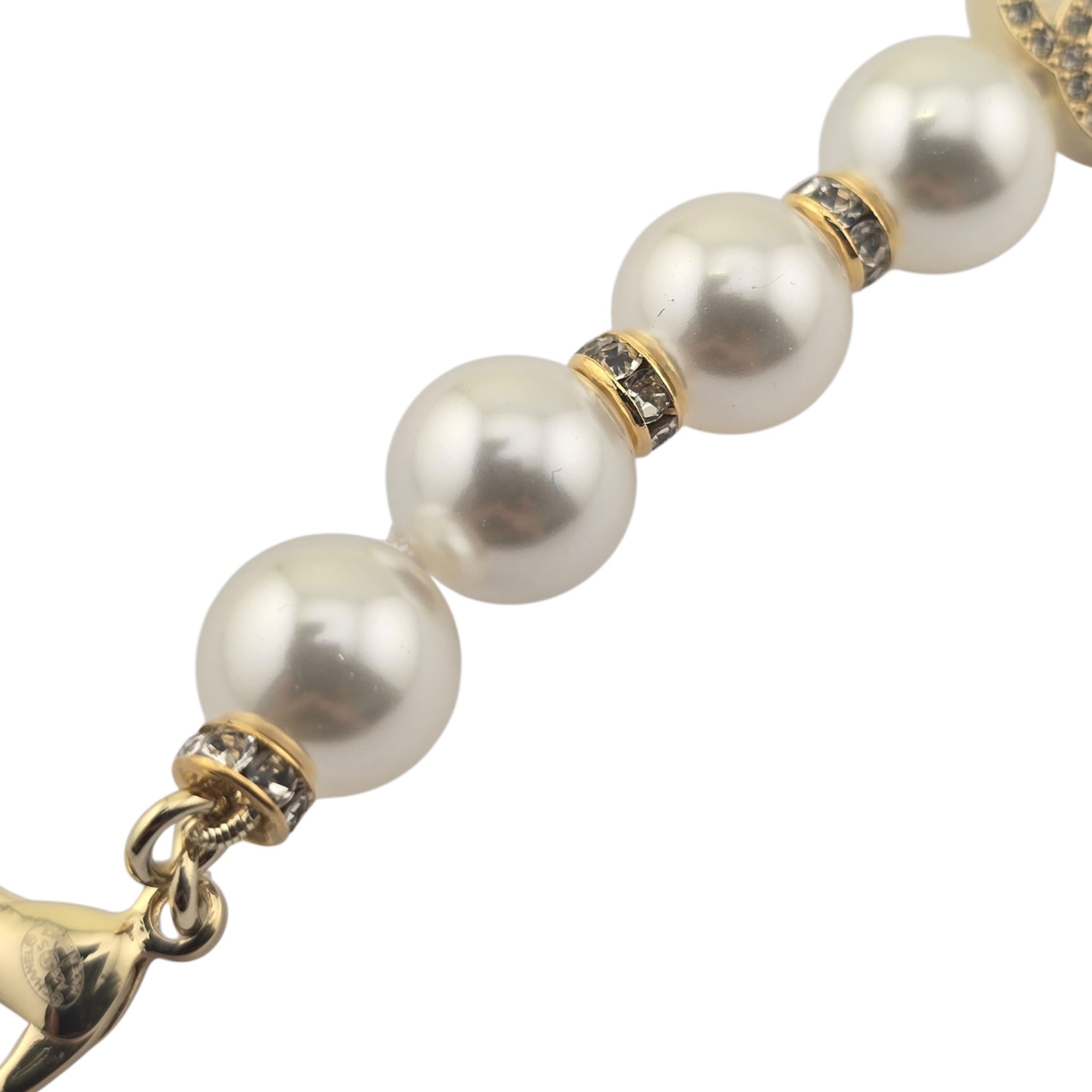 Chanel CC Faux Pearl Bracelet 2025 CHANEL