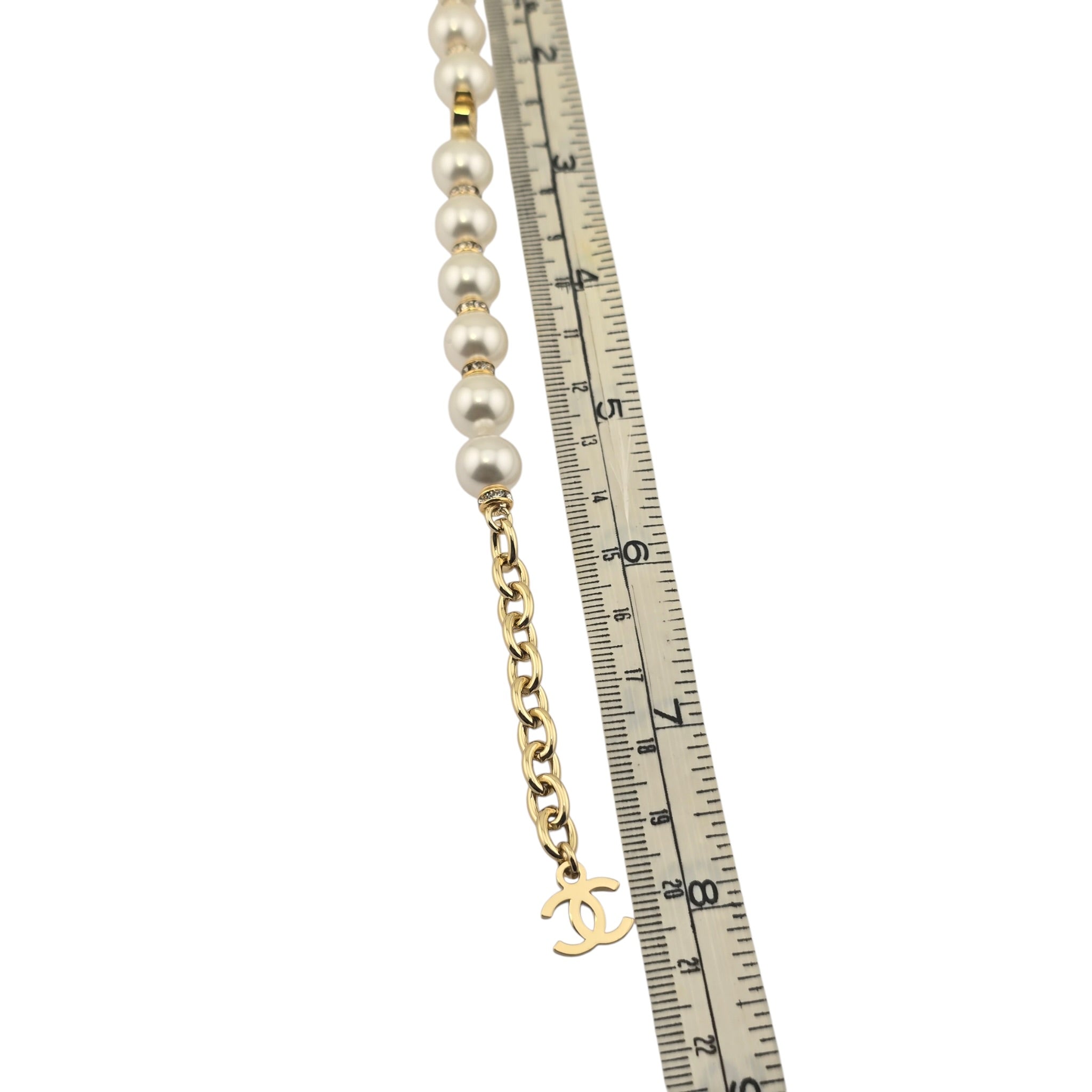 Chanel CC Faux Pearl Bracelet 2025 CHANEL