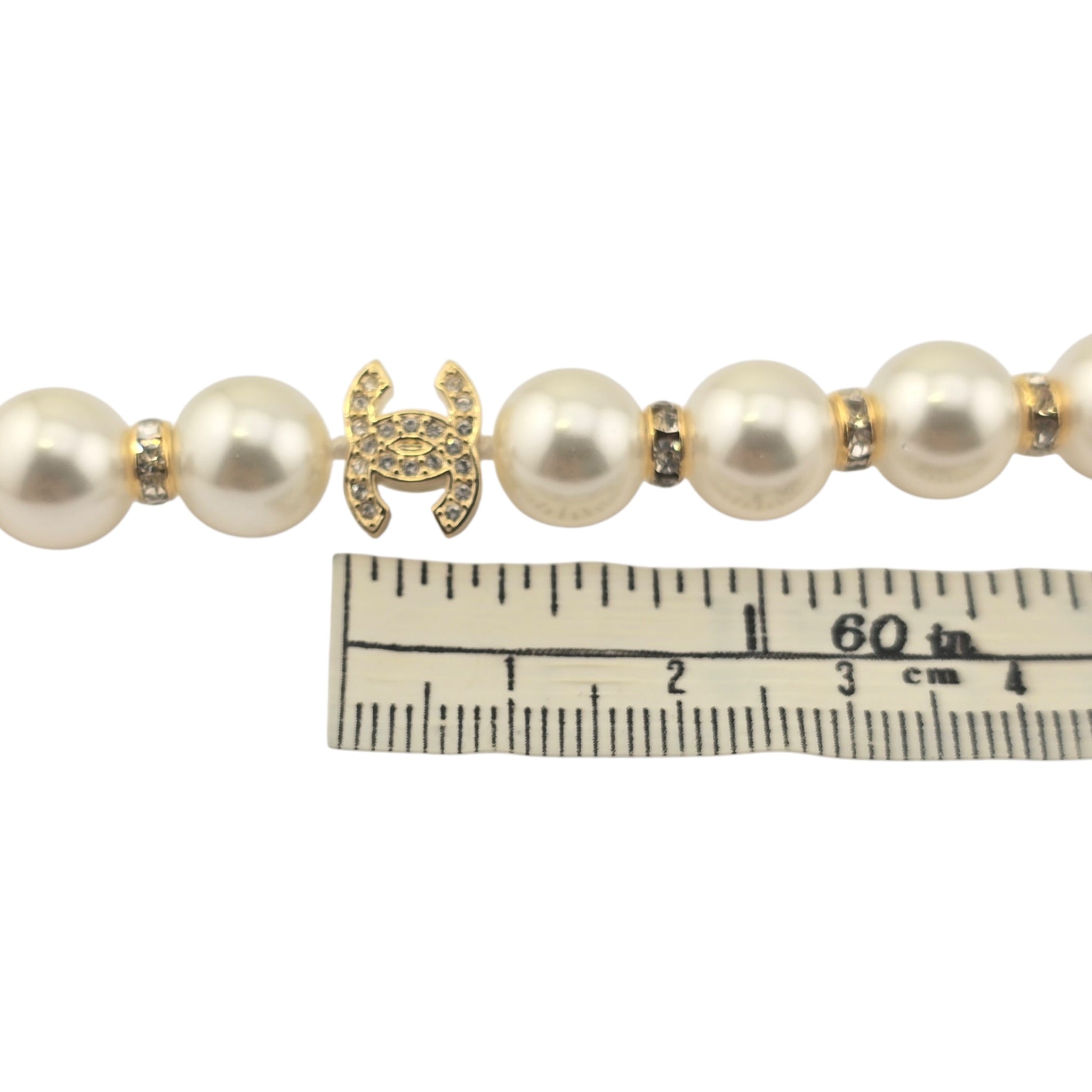Chanel CC Faux Pearl Bracelet 2025 CHANEL