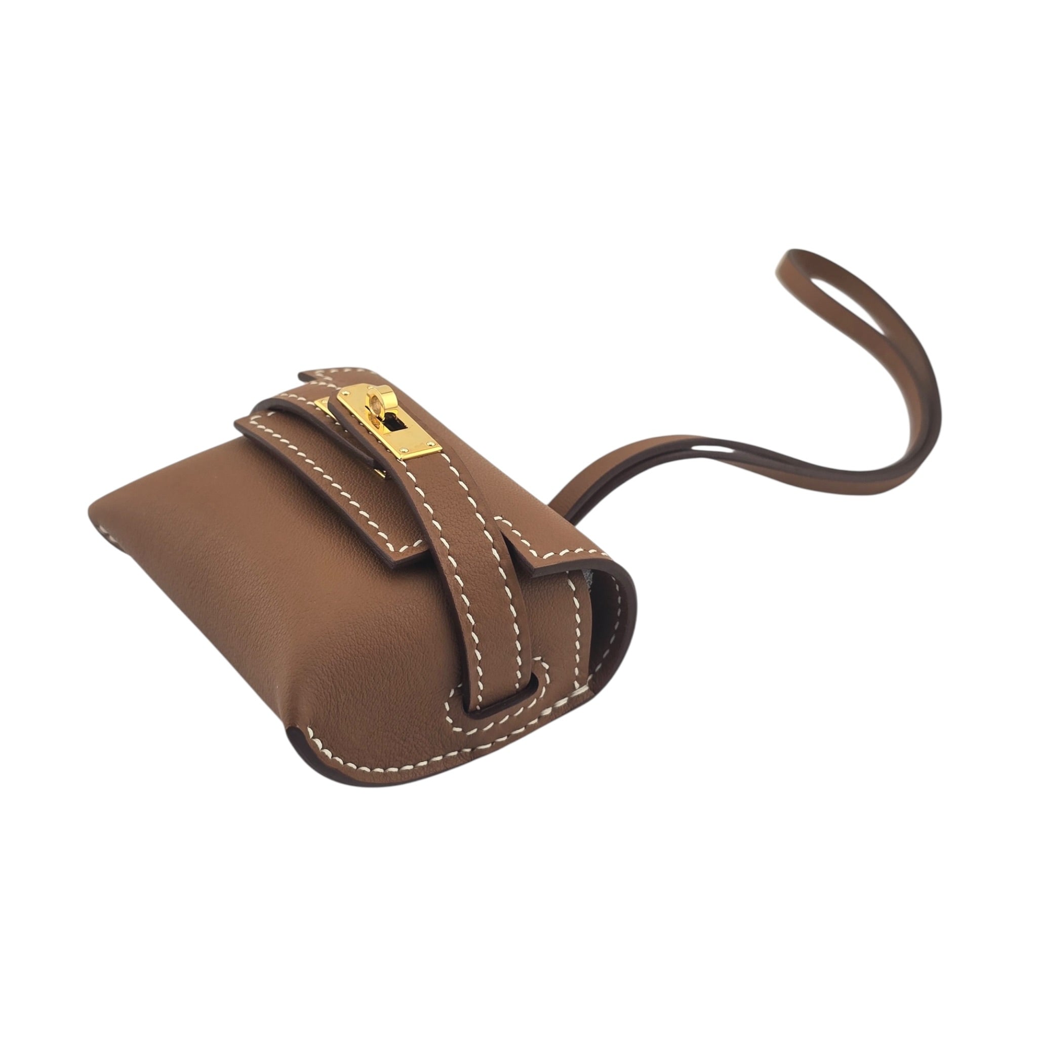 Hermès Kellyfestival Bag Charm Gold HERMES