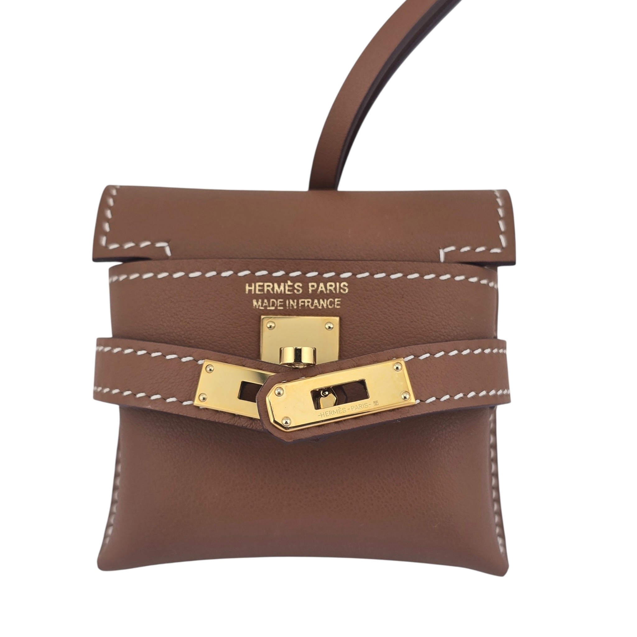 Hermès Kellyfestival Bag Charm Gold HERMES