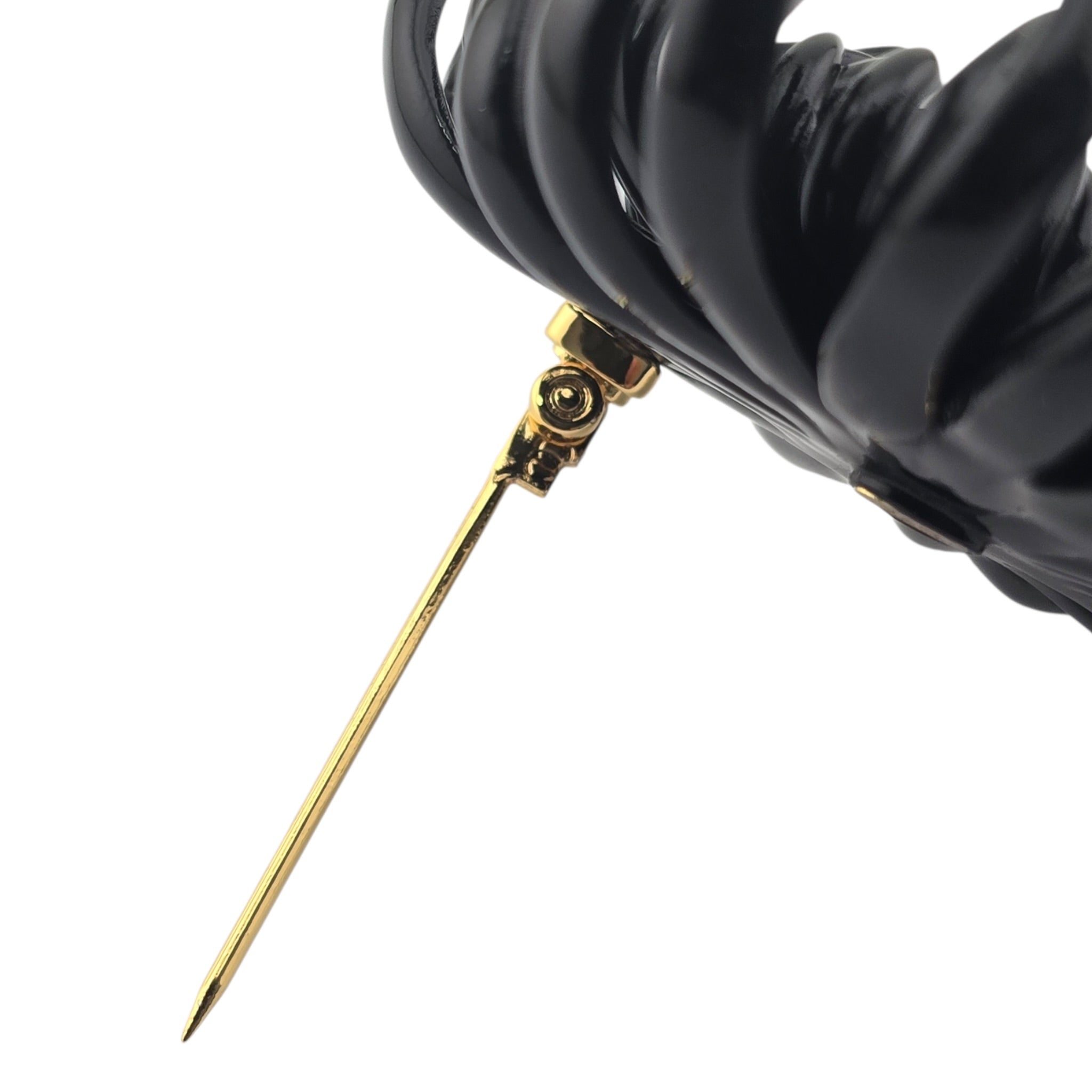Chanel CC Black Flower Brooch 2026 CHANEL
