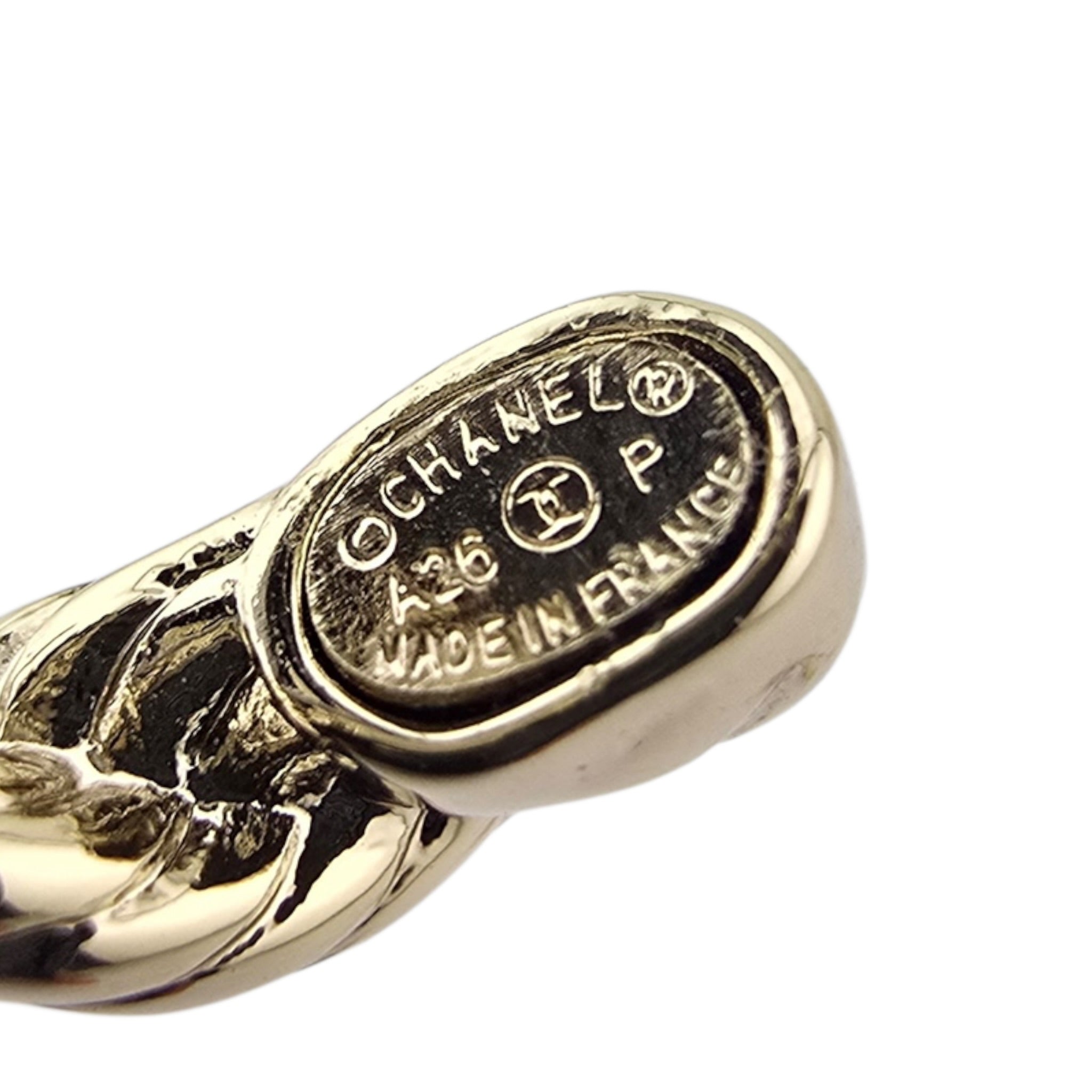 Chanel CC Gold Hoop Earrings 2026 CHANEL