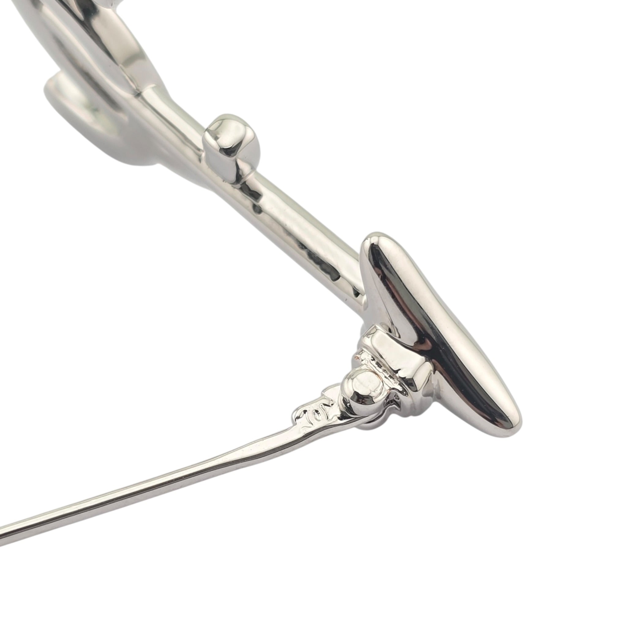 Chanel CC Arrow Silver Brooch 2026 SS26 CHANEL