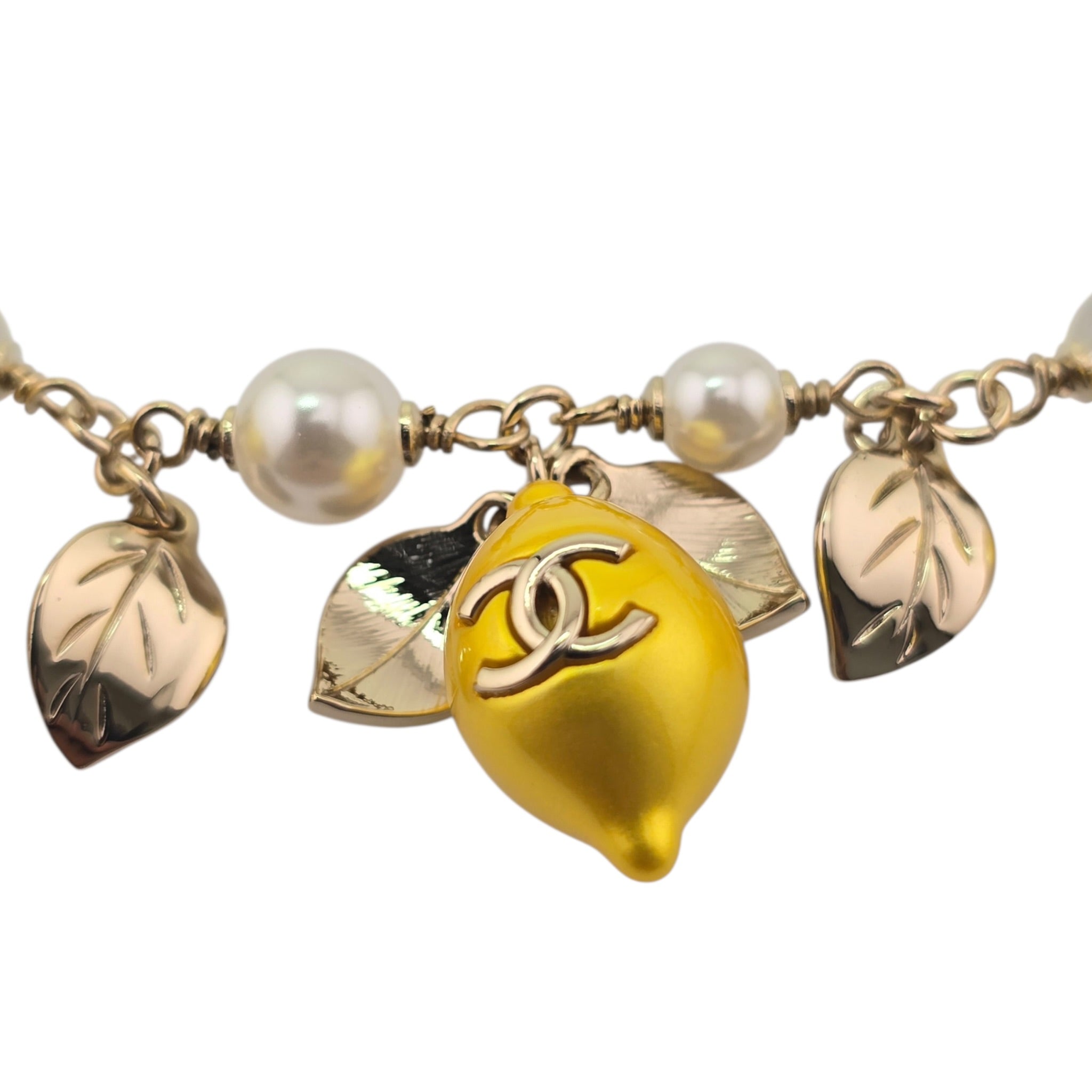 Chanel CC Lemon Pendant Necklace 2026 CHANEL