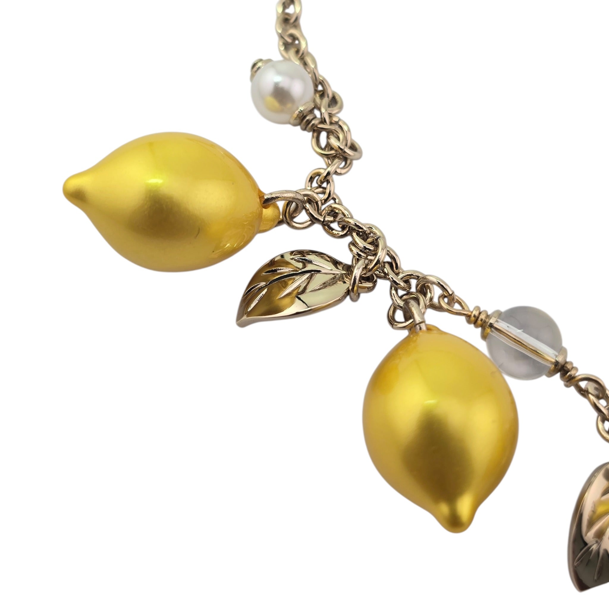 Chanel CC Lemon Pendant Necklace 2026 CHANEL