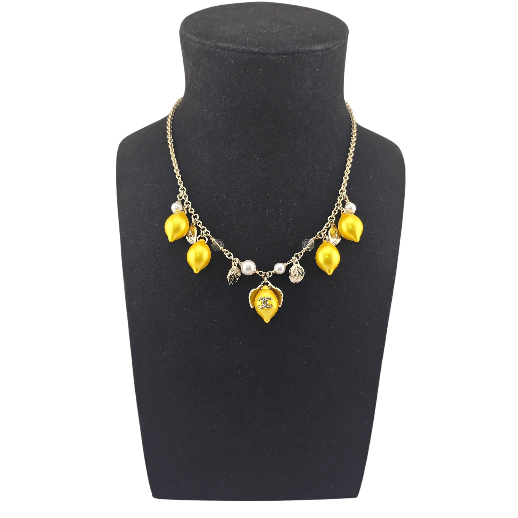 Chanel CC Lemon Pendant Necklace 2026 CHANEL