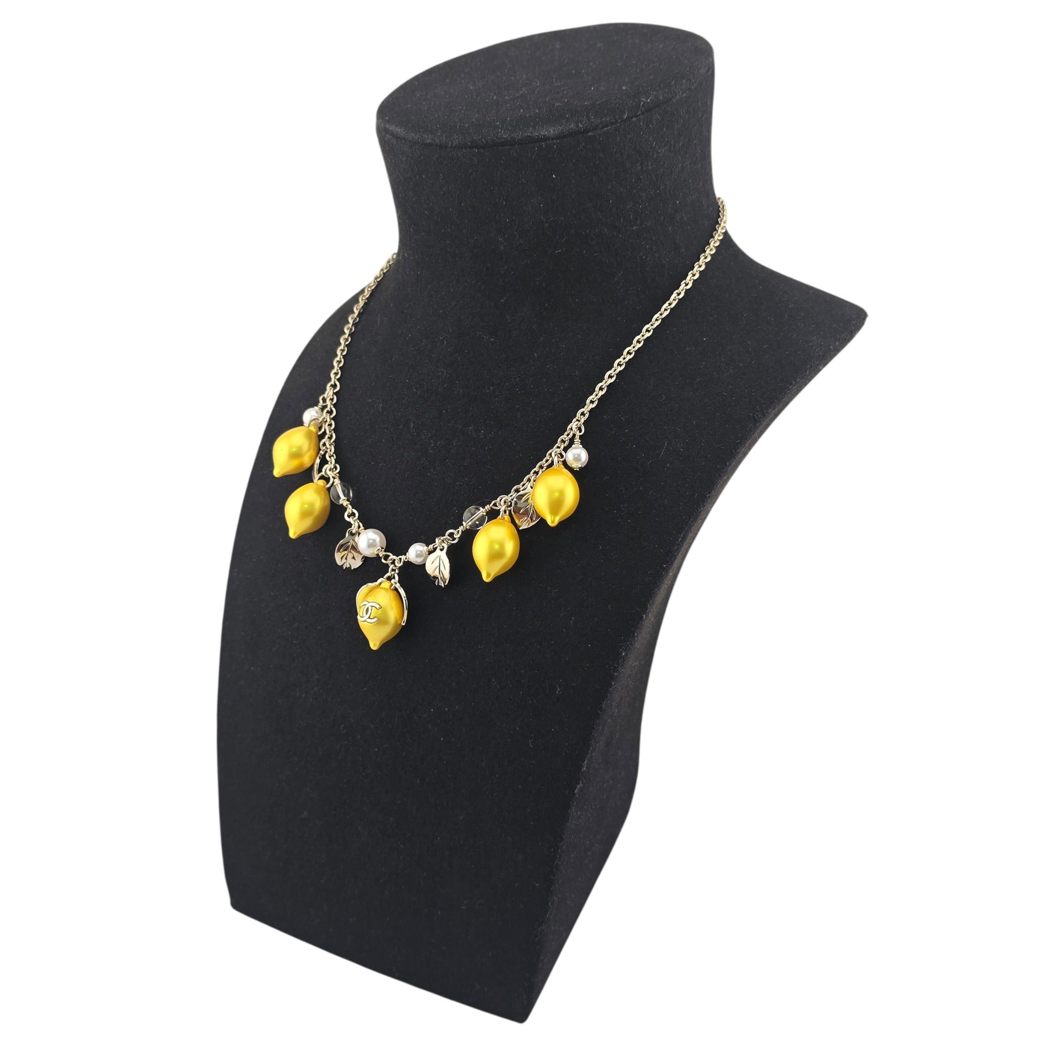 Chanel CC Lemon Pendant Necklace 2026 CHANEL