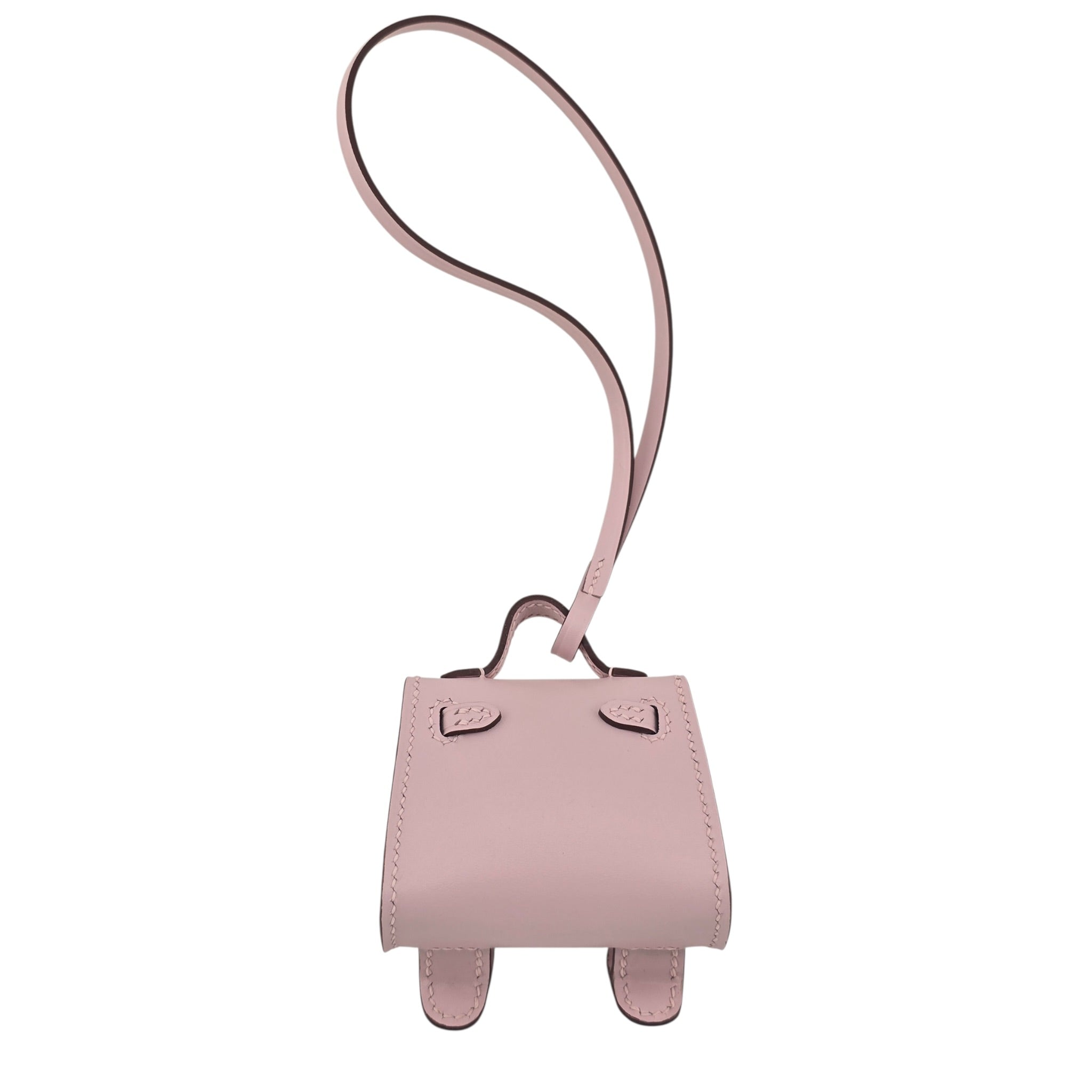 Hermès Quelle Idole Kelly Doll Bag Charm Glycine HERMES