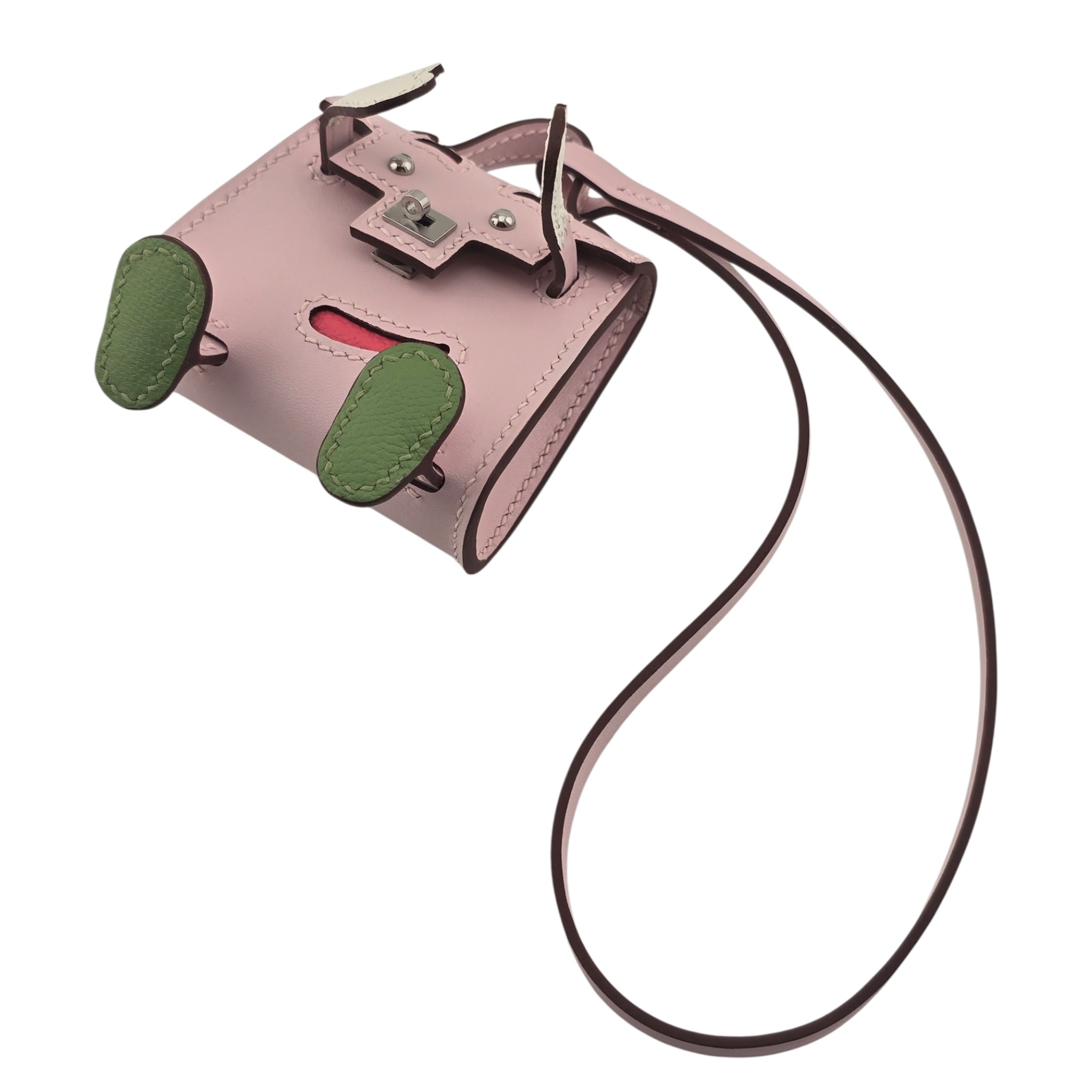 Hermès Quelle Idole Kelly Doll Bag Charm Glycine HERMES
